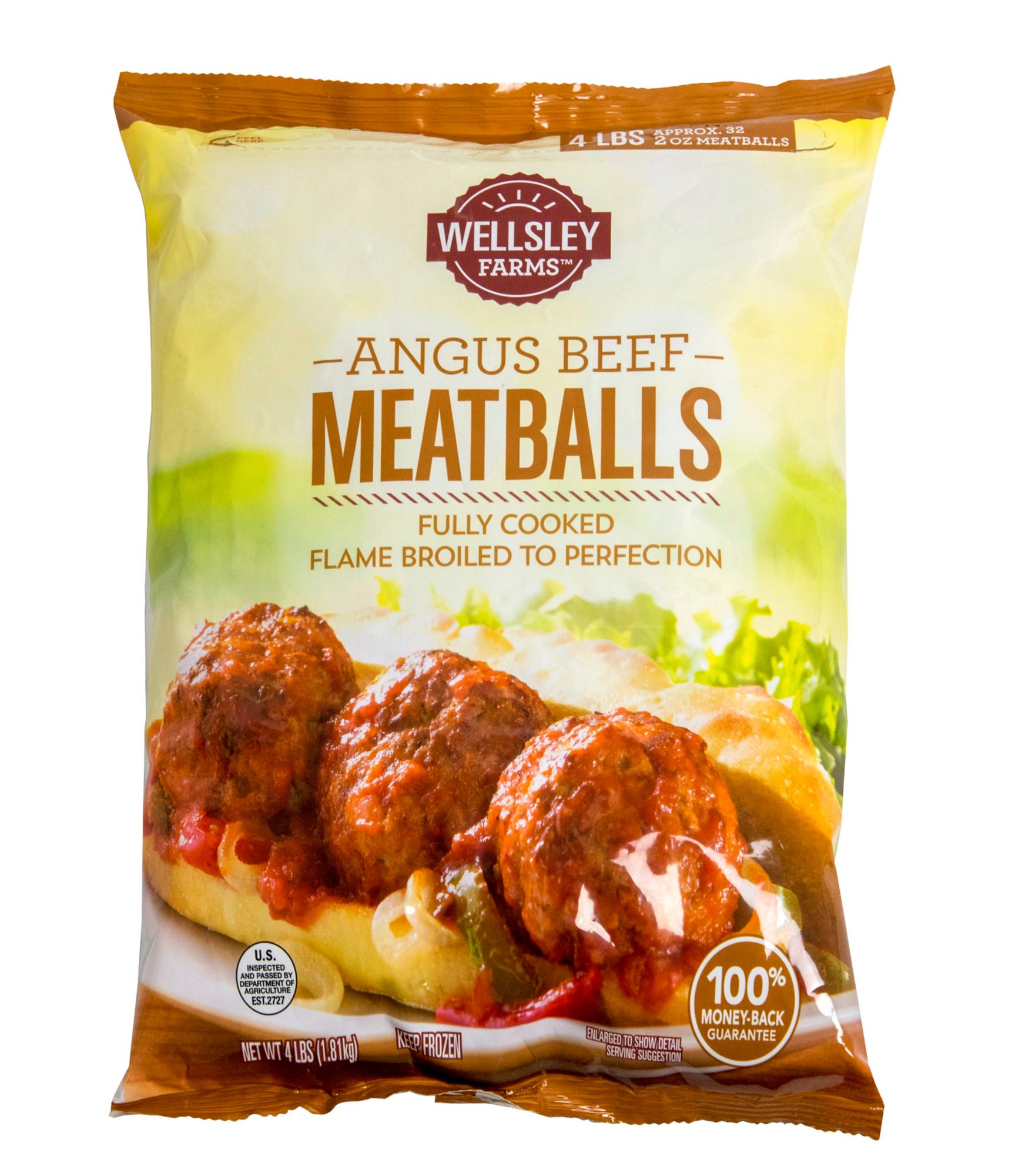 Wellsley Farms Angus Beef Meatballs, 4 lbs.