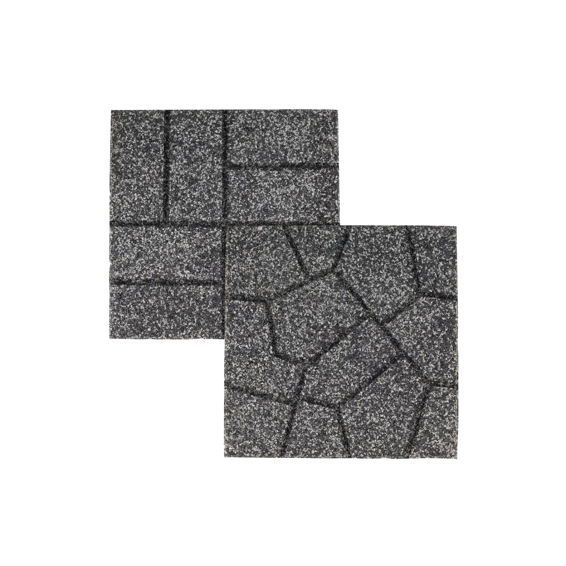 GroundSmart 16&quot; Dual Sided Paver, 9 pk. - Gray/Black