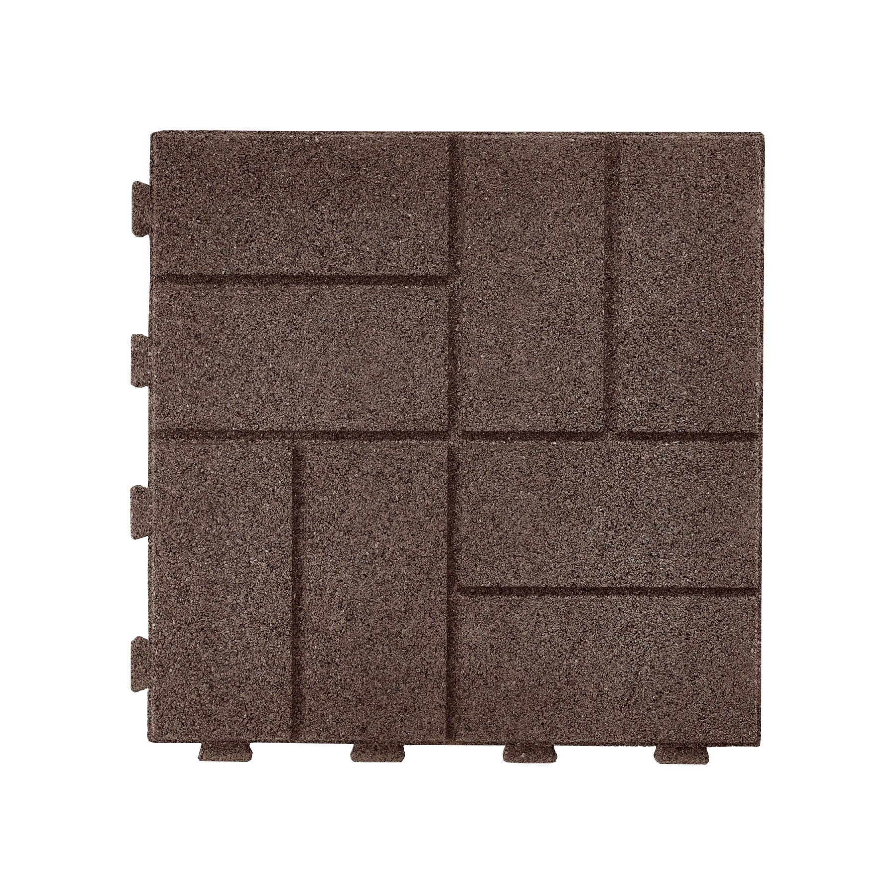 GroundSmart 16&quot; Interlock Paver, 9 pk. - Brown