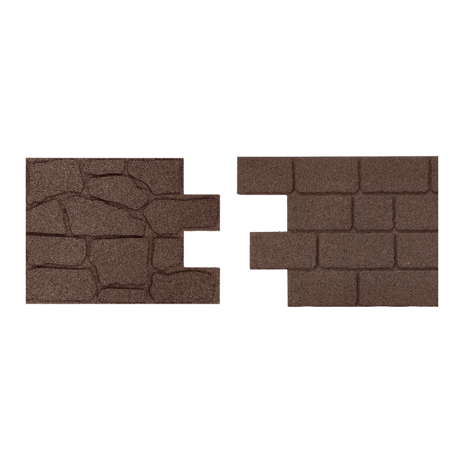 GroundSmart 24&quot; Interlock Paver, 9 pk. - Brown