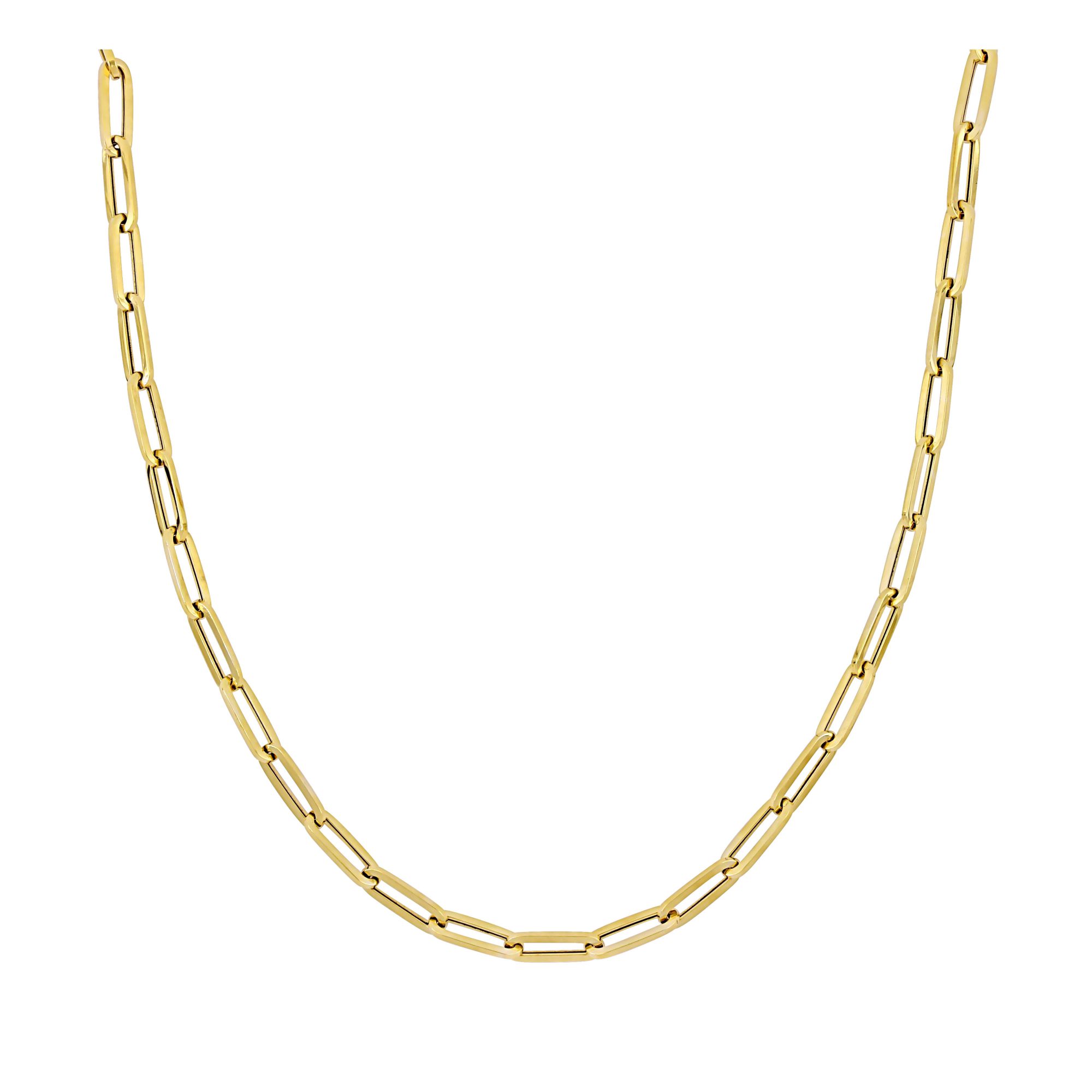 2.5mm Figaro Link Chain Necklace in 10k Yellow Gold, 18