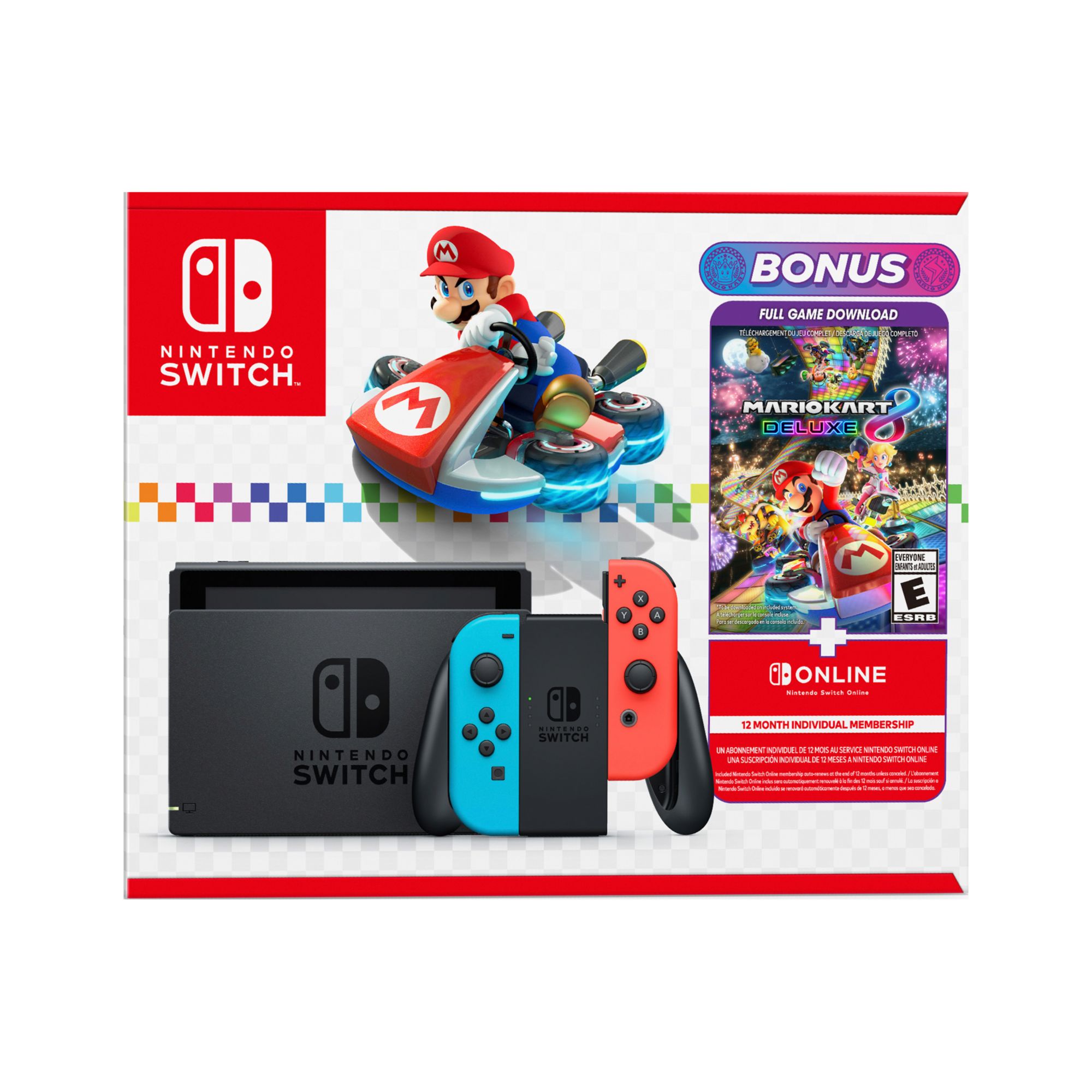 Nintendo Switch Mario Kart 8 Deluxe Bundle