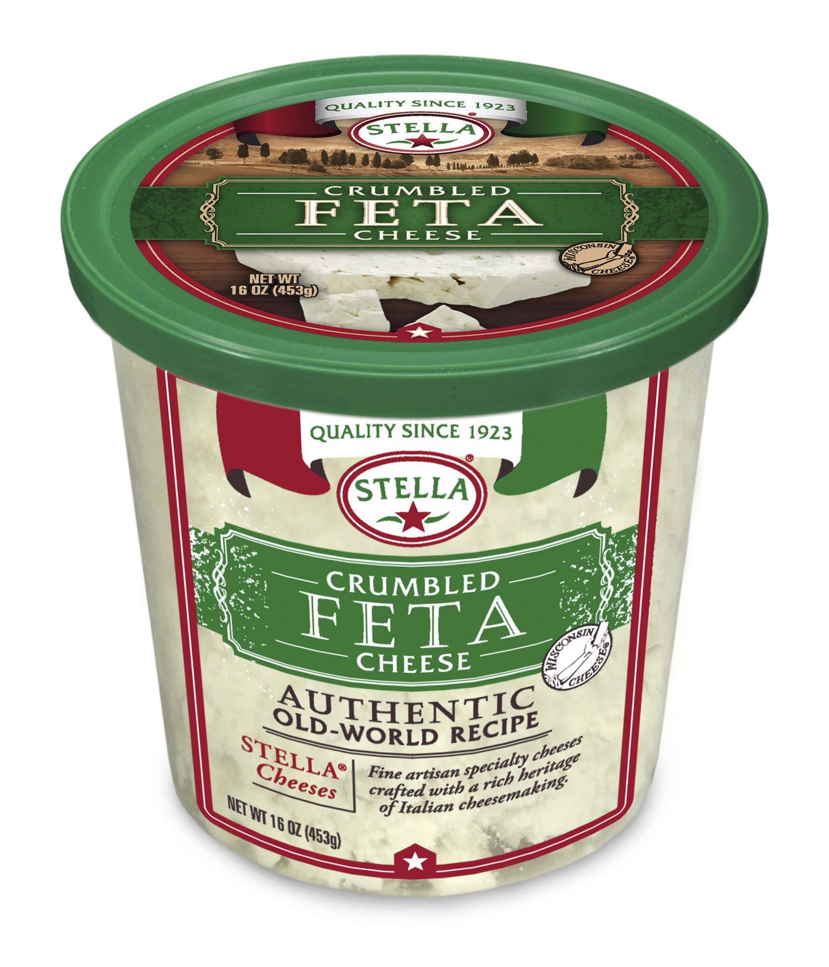 Stella Crumbled Feta Cheese, 16 oz.