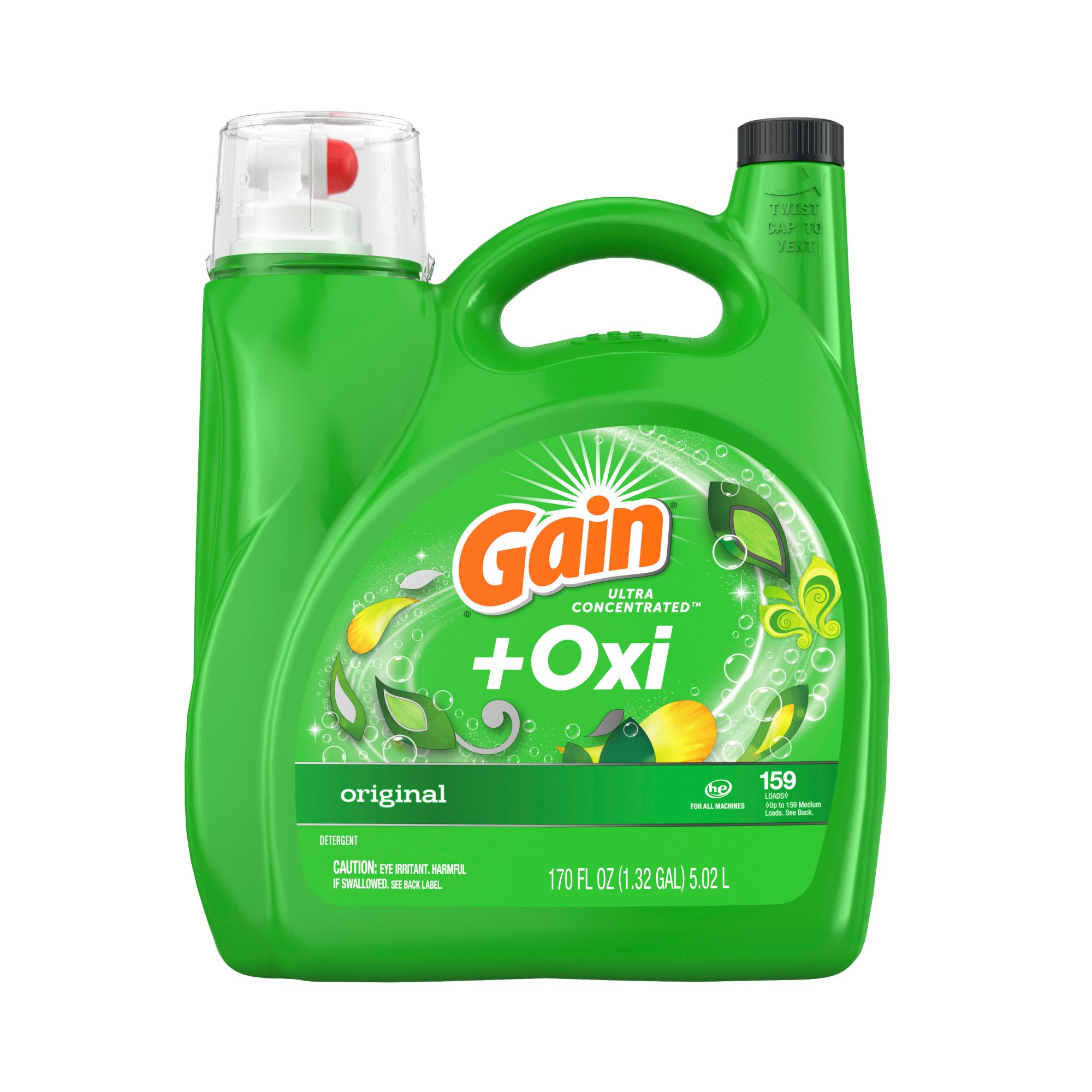 Gain OXI Liquid Laundry Detergent Original 159 Loads 170 fl oz