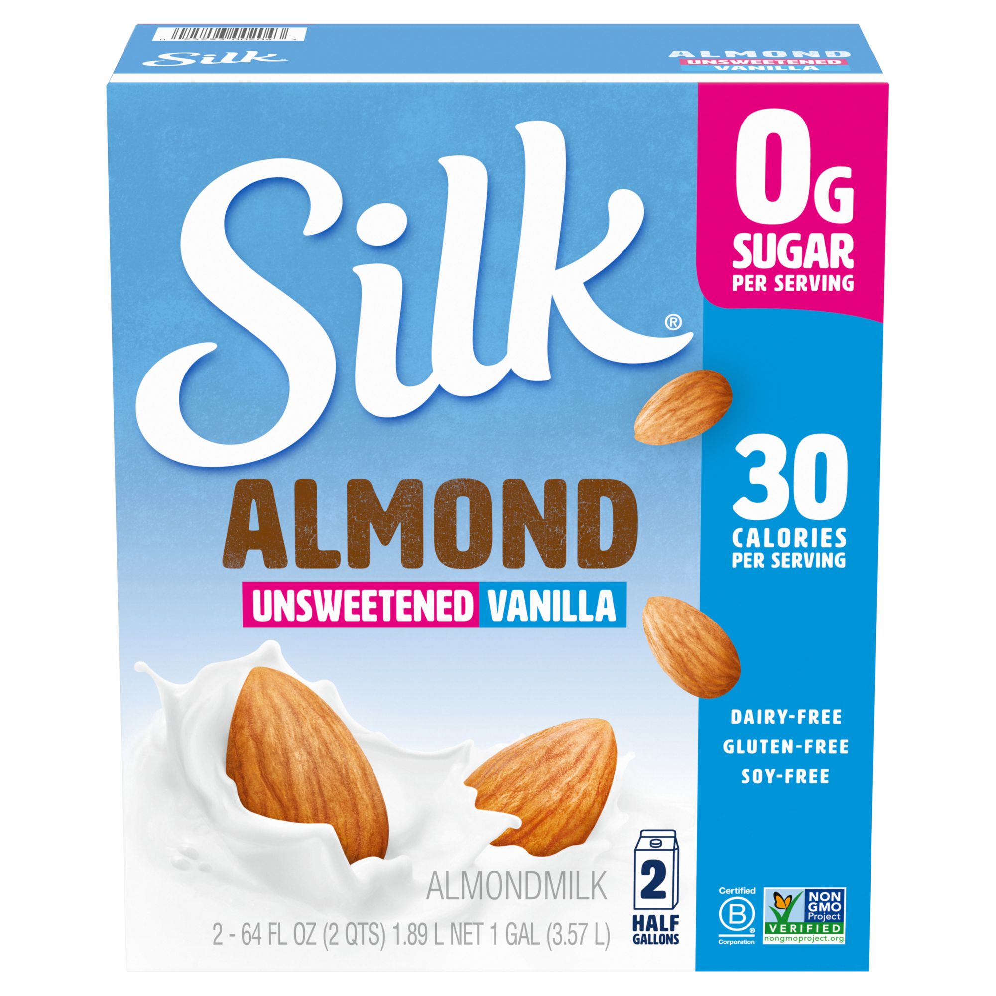 Silk Vanilla Almond Creamer, 1 qt.