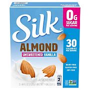 Silk Unsweetened Vanilla Almond Milk, 2 pk./64 oz.