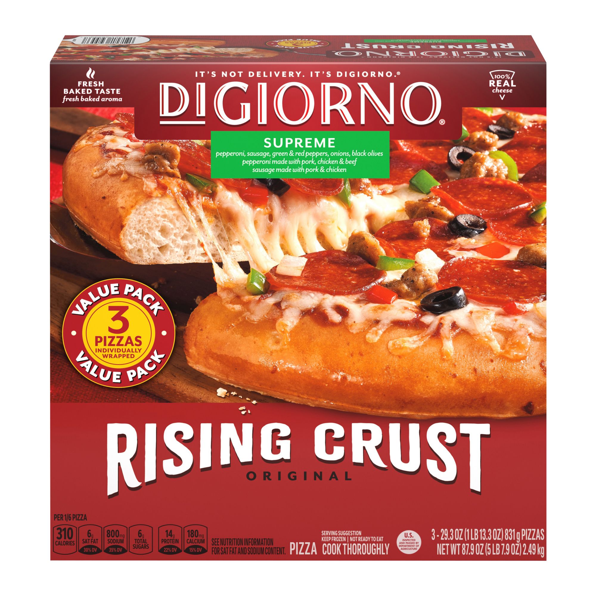 Tony's Pepperoni Pizzeria Style Frozen Pizza, 18.56 oz