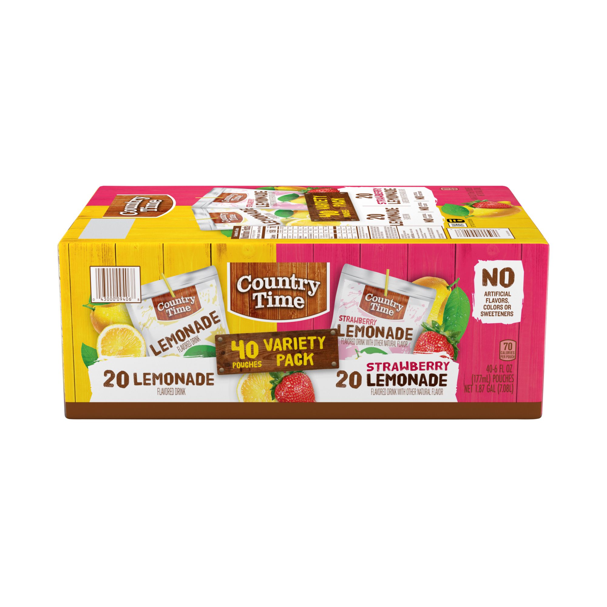 Country Time Country Ready To Drink Soft Drink Lemonade, 40 pk. | BJ's ...