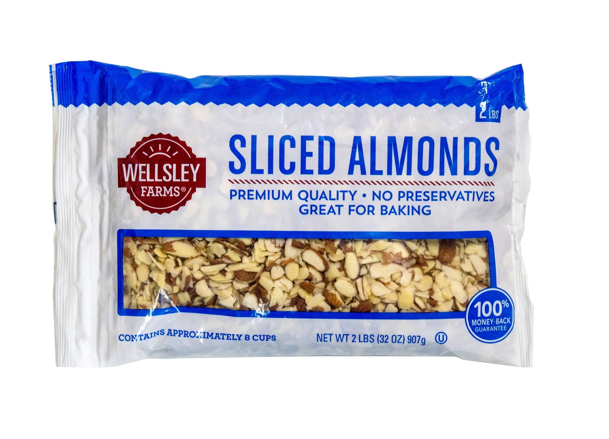 Wellsley Farms Sliced Almonds, 32 oz.