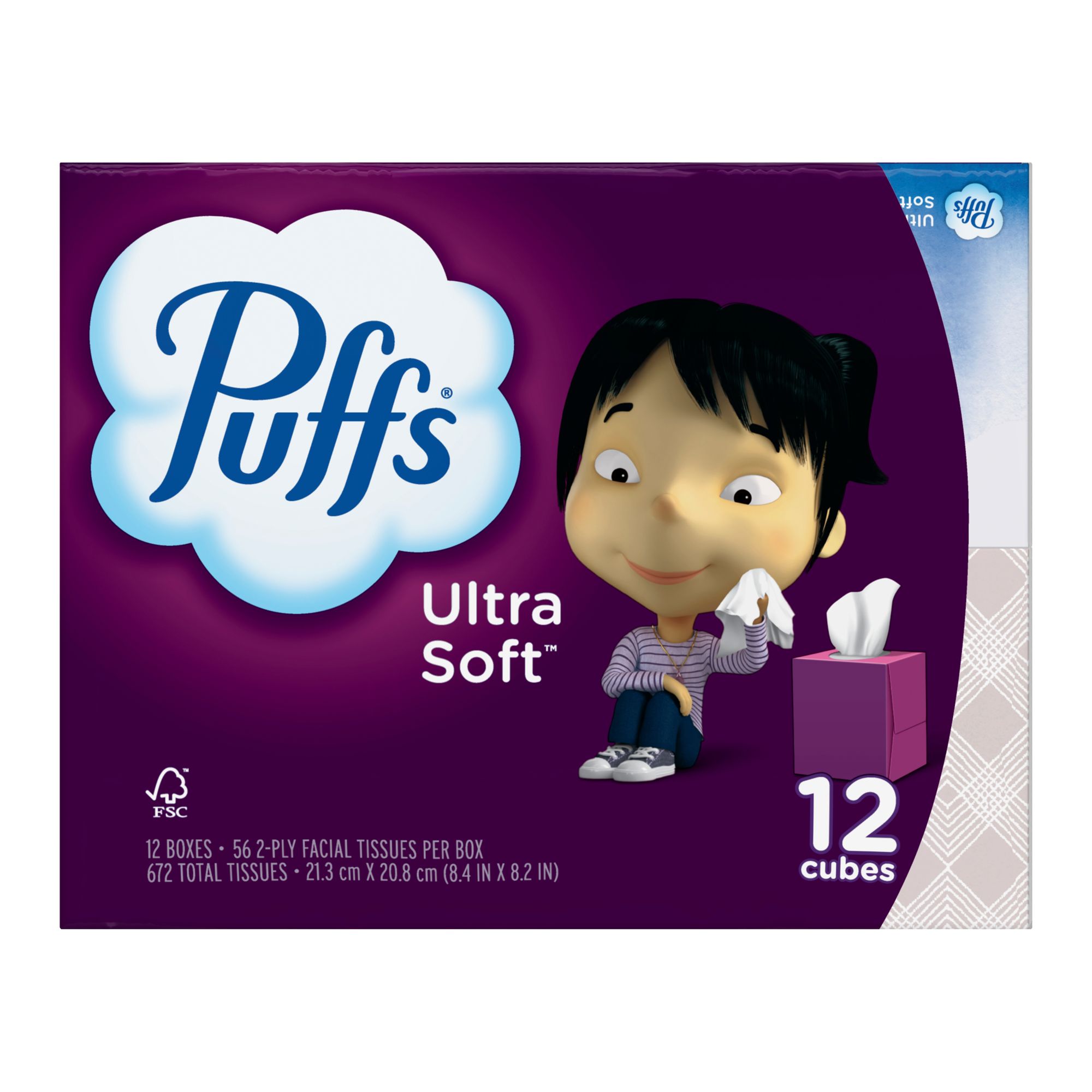 Puffs Plus Lotion Family Facial Tissues, 124 ct - Harris Teeter