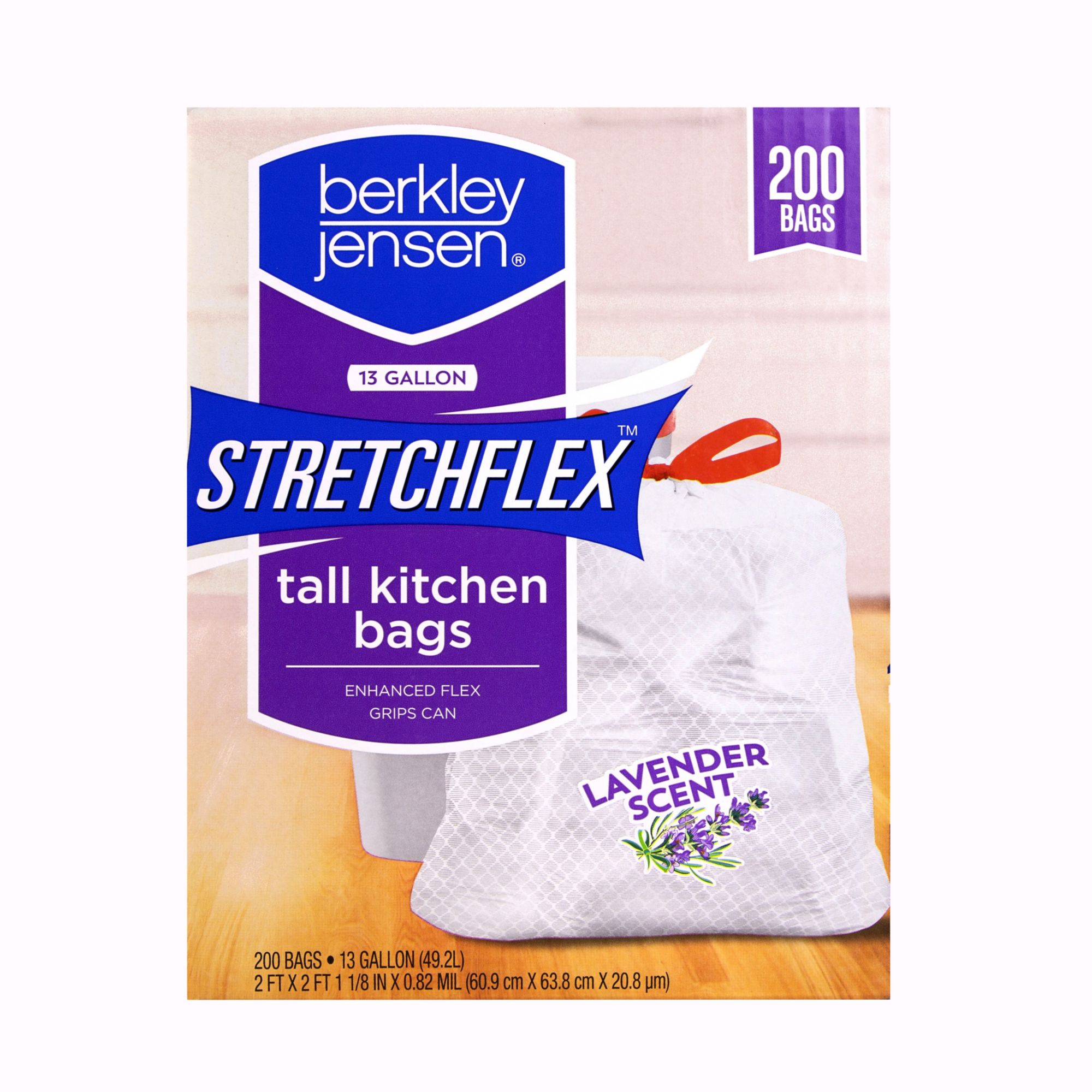 Berkley Jensen StretchFlex Trash Bags, 200 ct. - Lavender