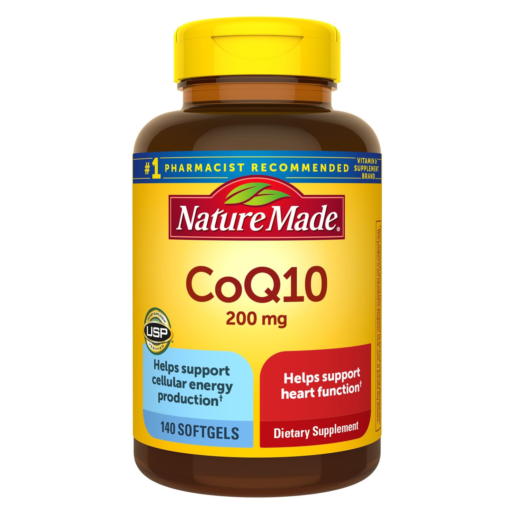 Nature Made CoQ10 200 mg Softgels, 140 ct.