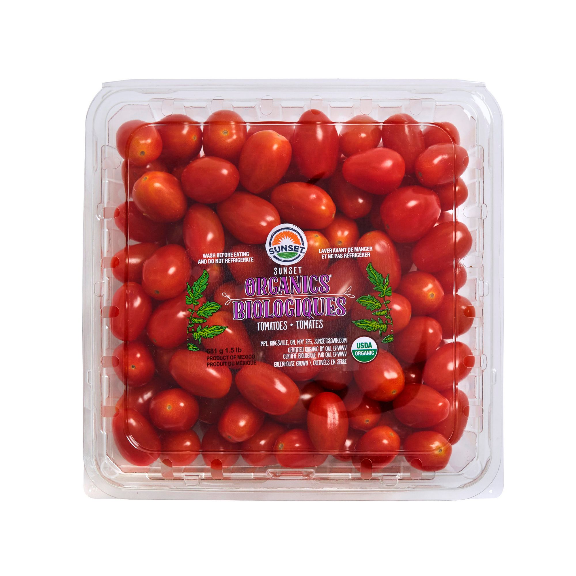 Organic Grape Tomatoes, 1.5 lbs.