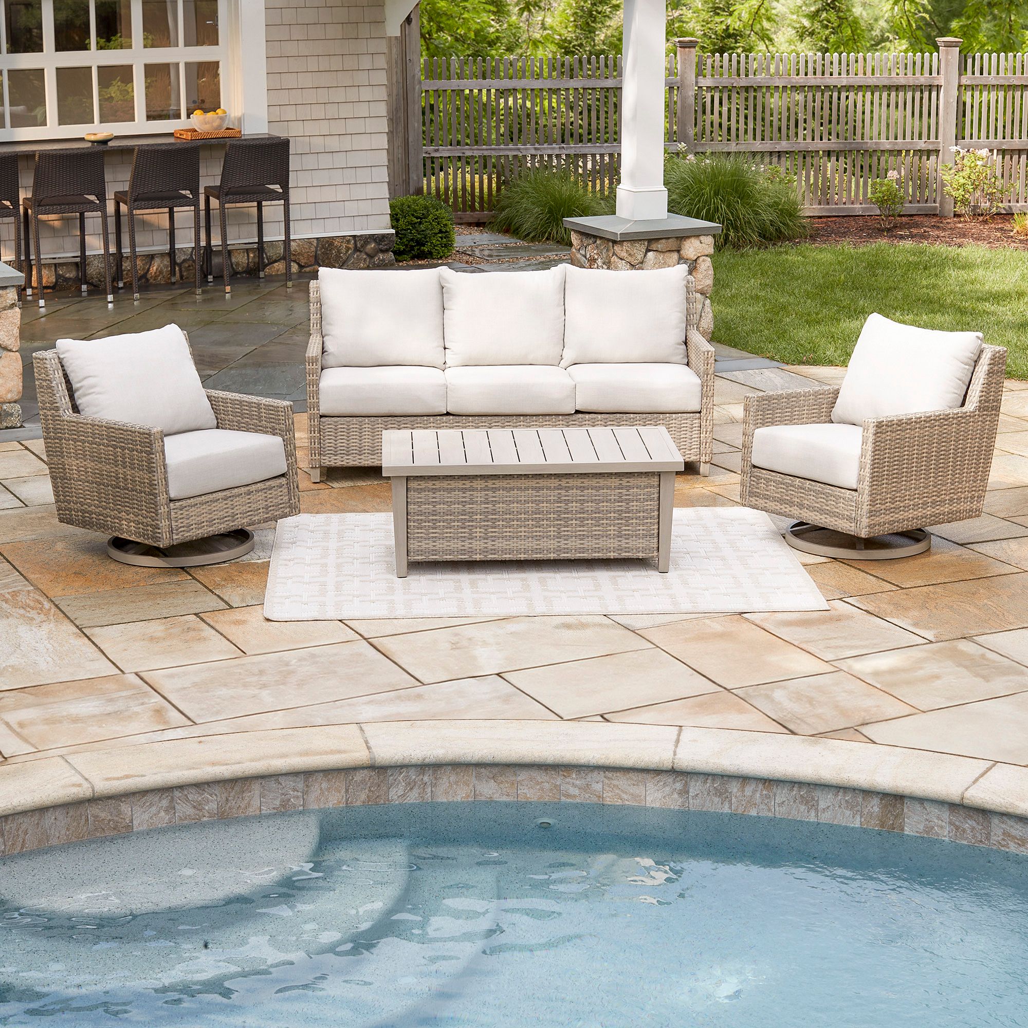 Berkley Jensen 6-Pc Aluminum Outdoor Patio Set | BJ's
