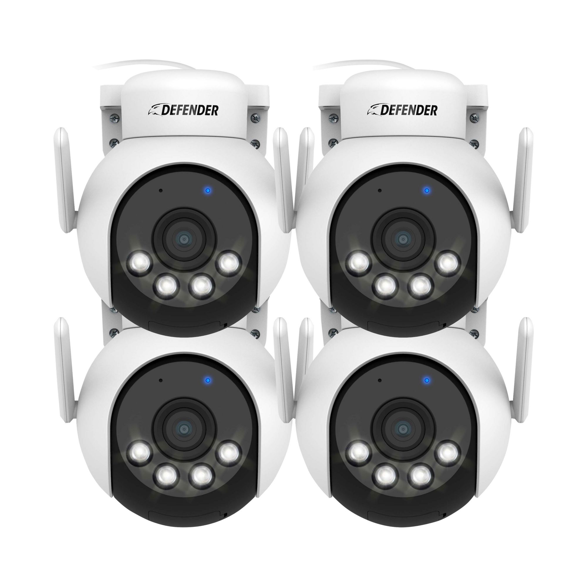 Crystal Vision 8-Channel 4-Camera 1080p Wireless Security