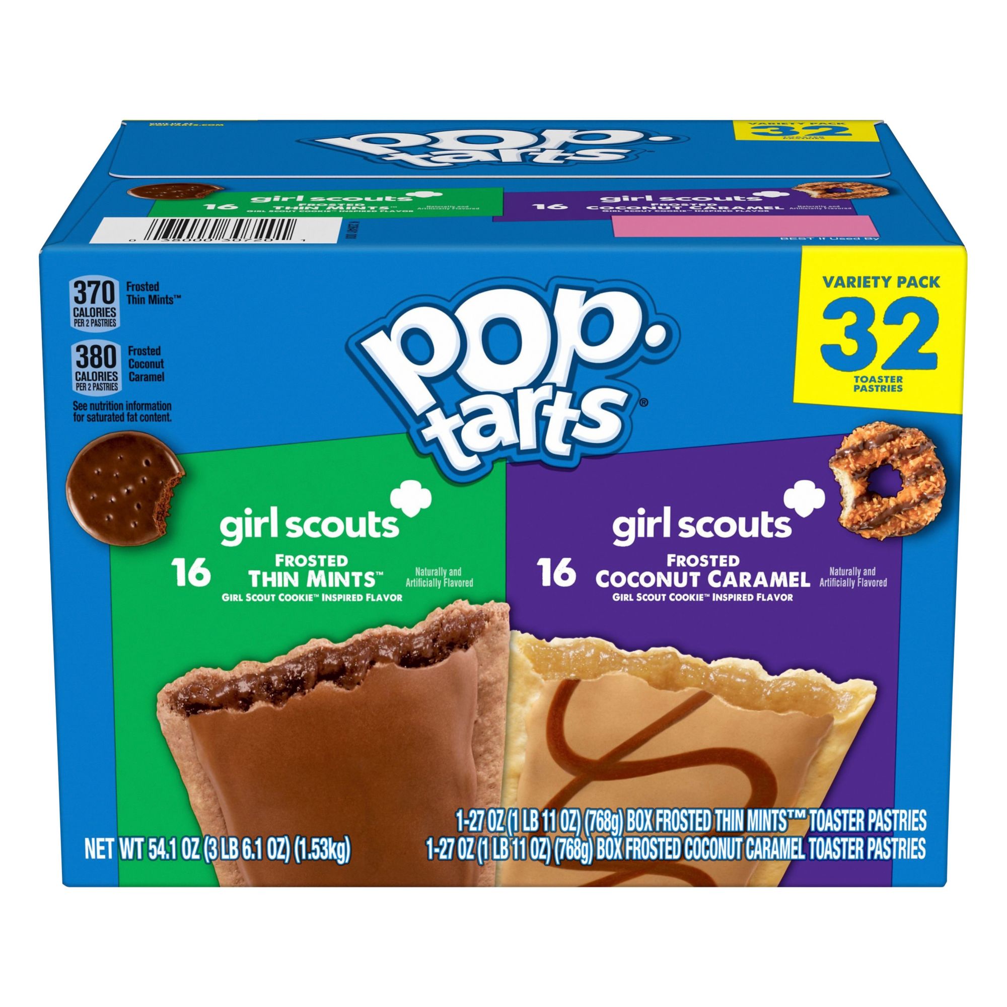 Pop-Tarts Toaster Pastries Variety Pack, Breakfast Foods, 32 ct.
