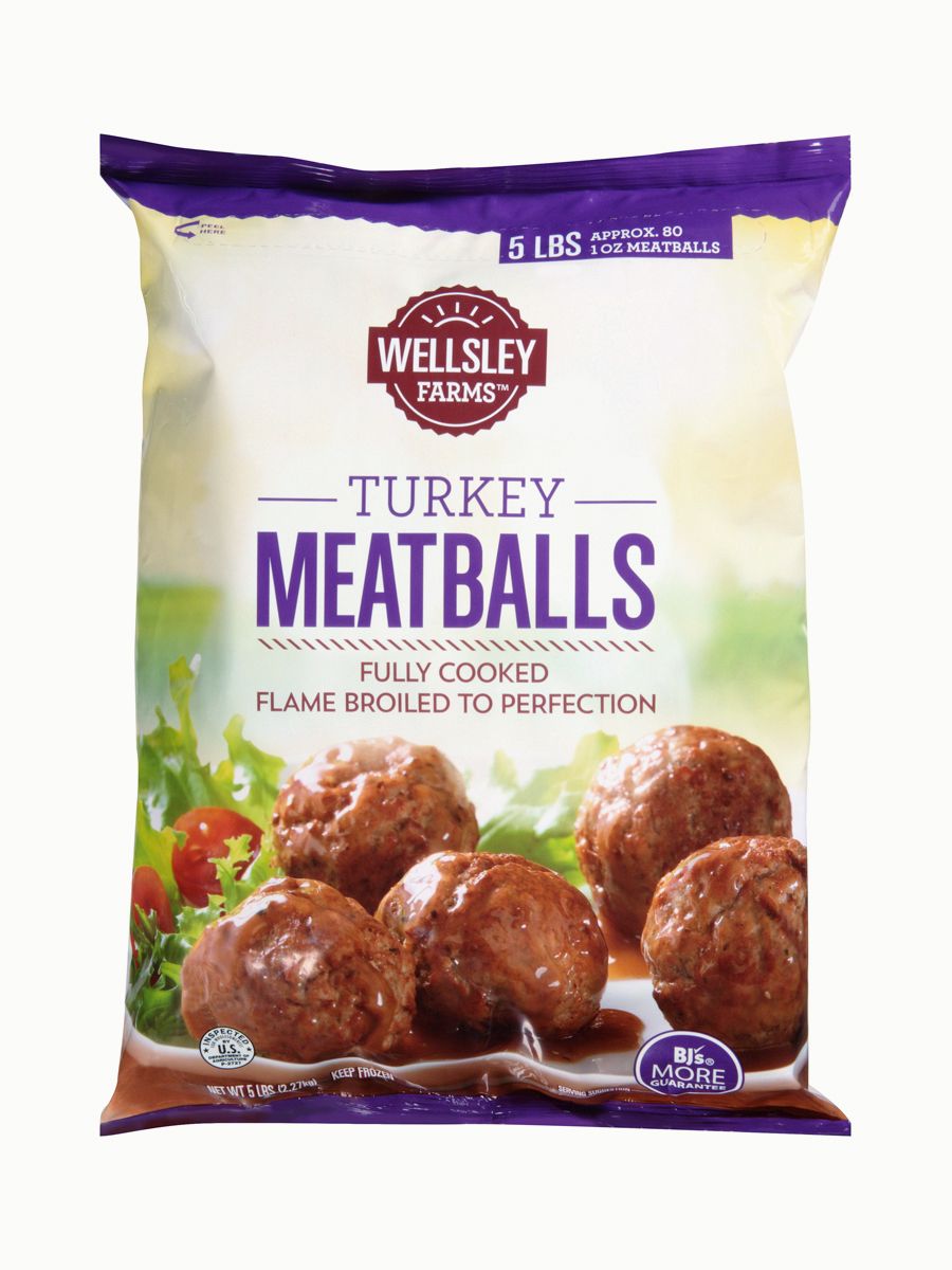 Wellsley Farms Turkey Meatballs, 5 lbs.