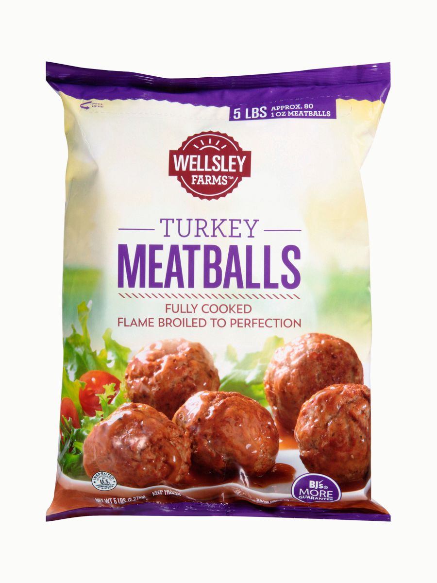 Wellsley Farms Turkey Meatballs, 5 lbs.