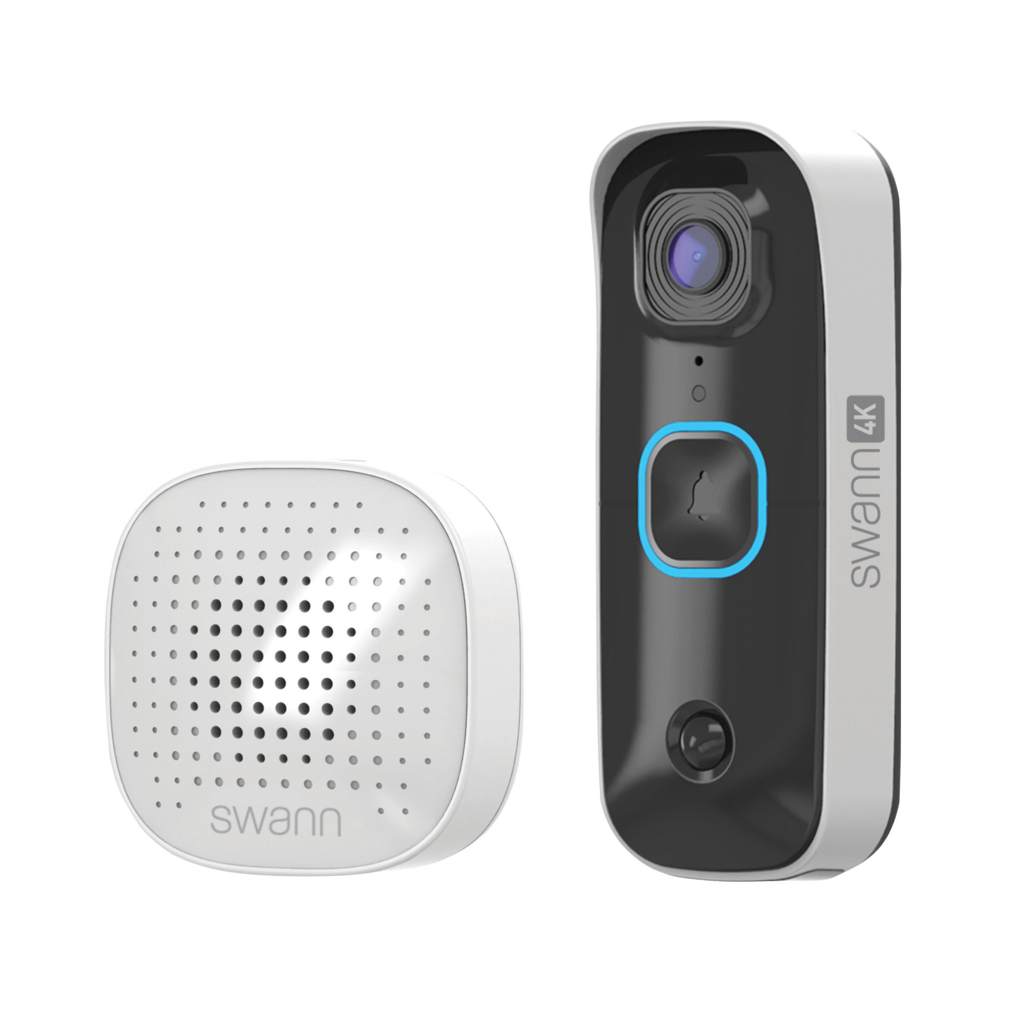 SwannBuddy 4K Wireless Doorbell with Swan Shield Voice Assistant and 32GB SD CARD