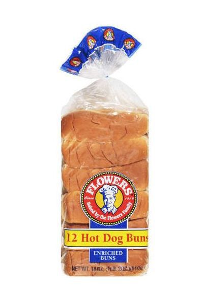 Flowers Hot Dog Buns, 12 ct.