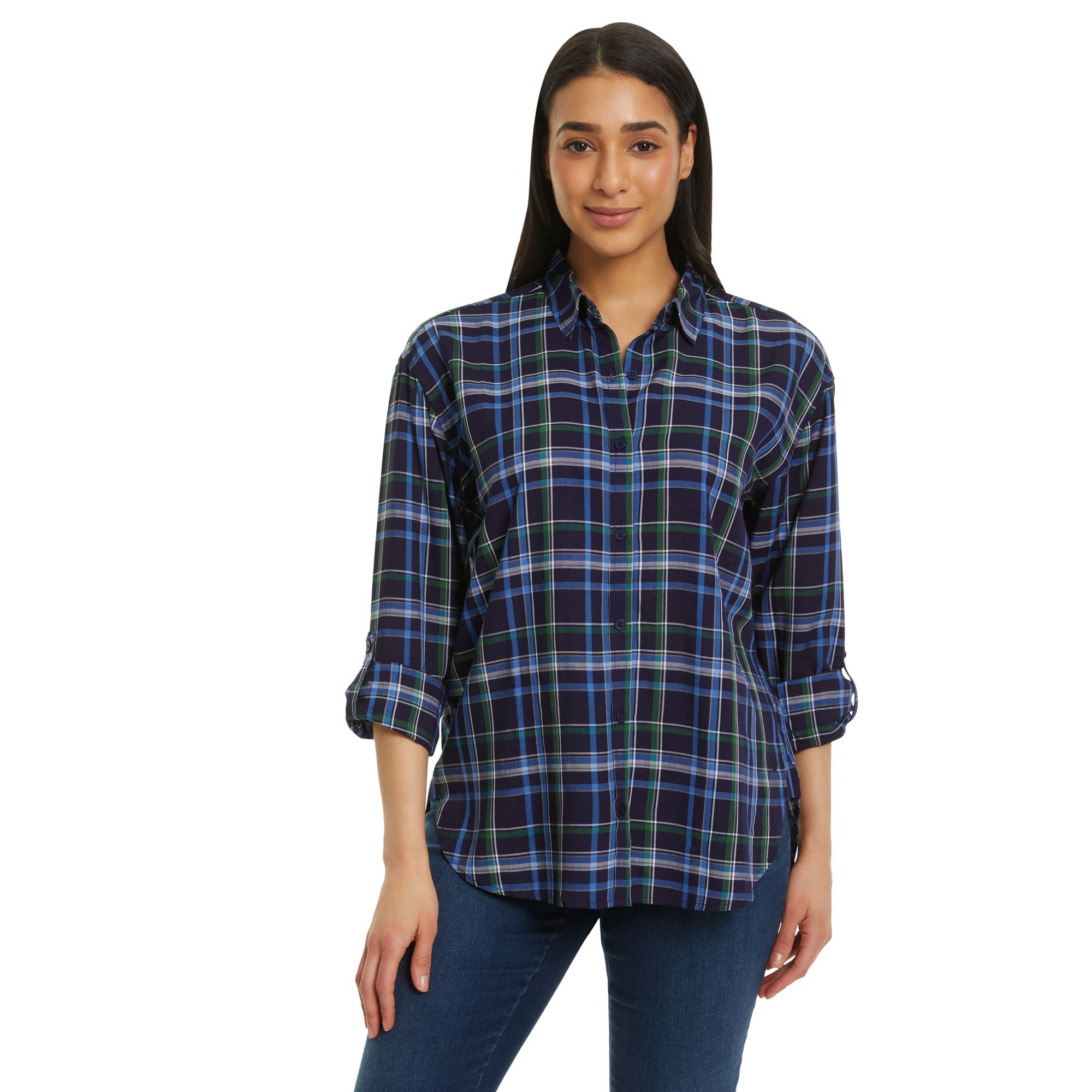 Sapphire Plaid