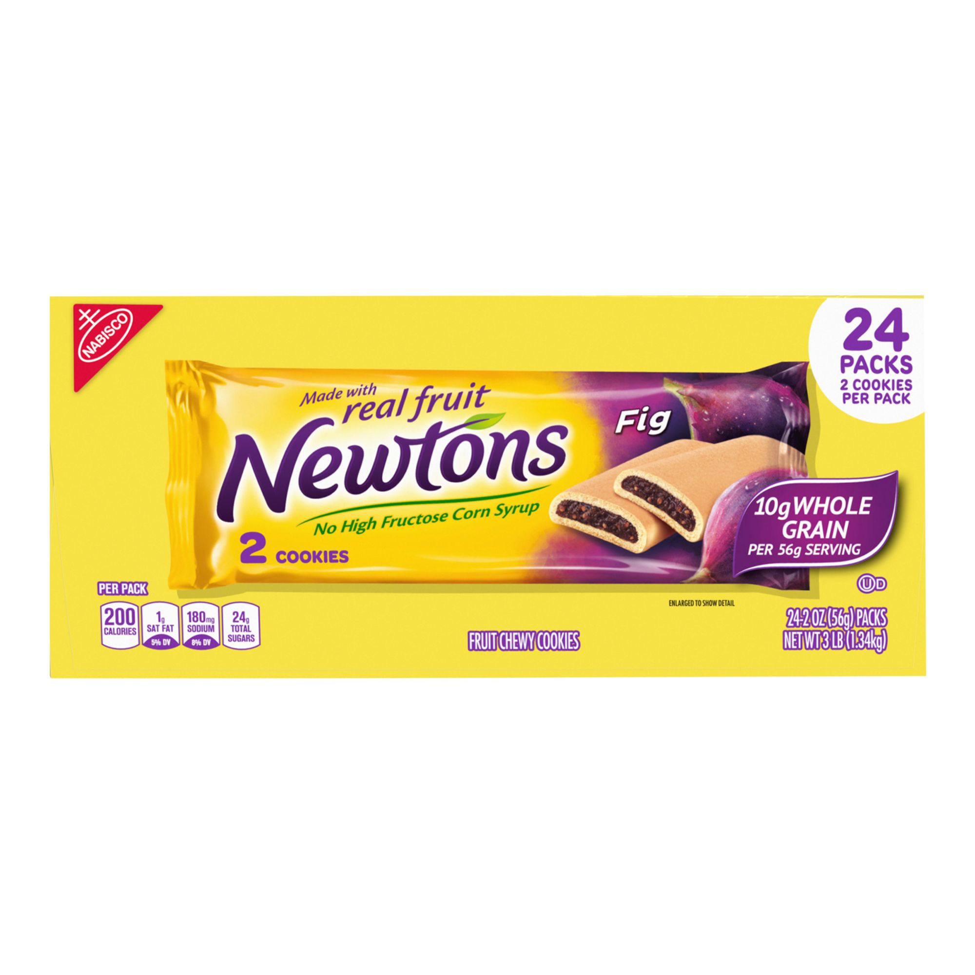 Newtons Soft & Chewy Fig Cookies Snack Packs, 24 pk.