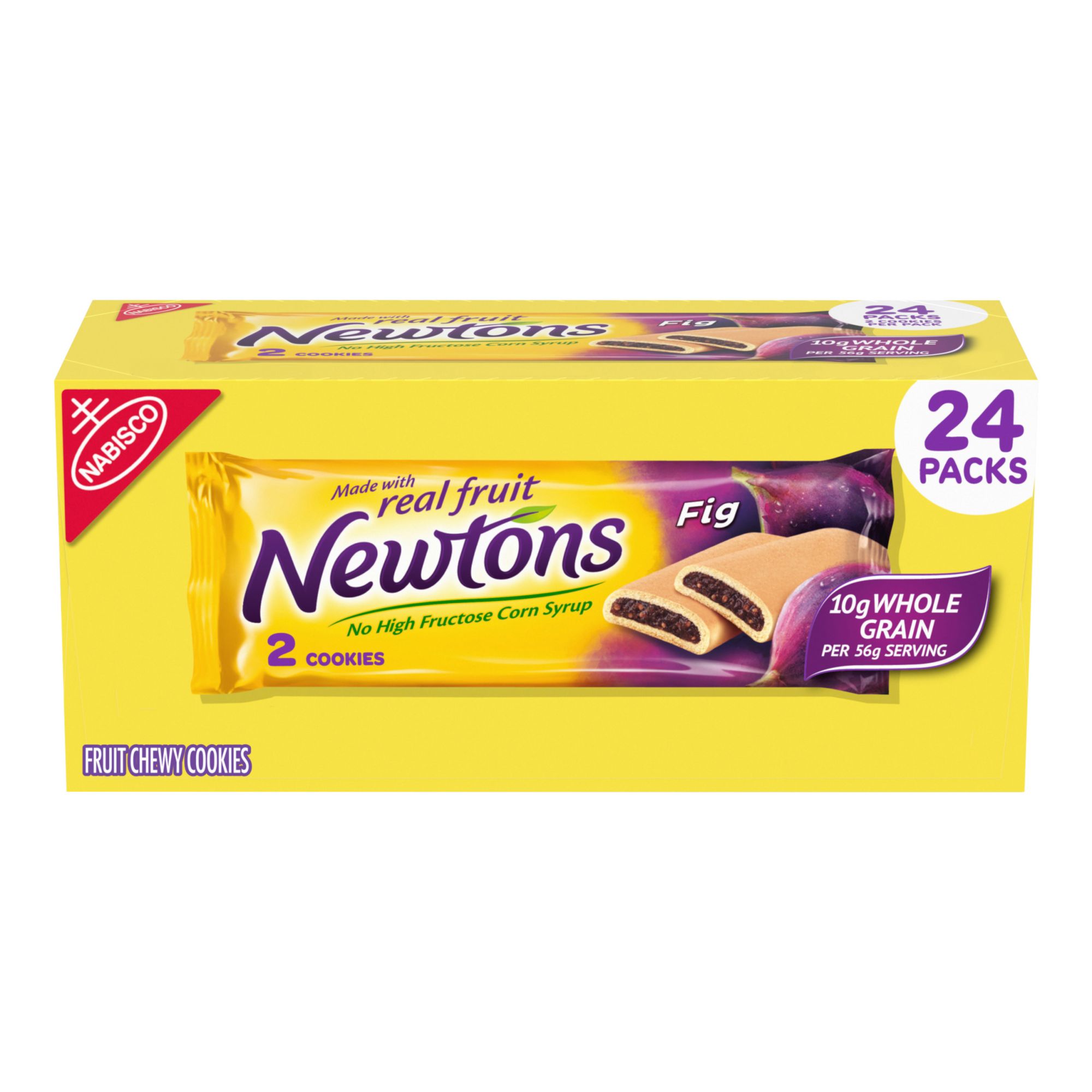 Newtons Soft & Chewy Fig Cookies Snack Packs, 24 pk.