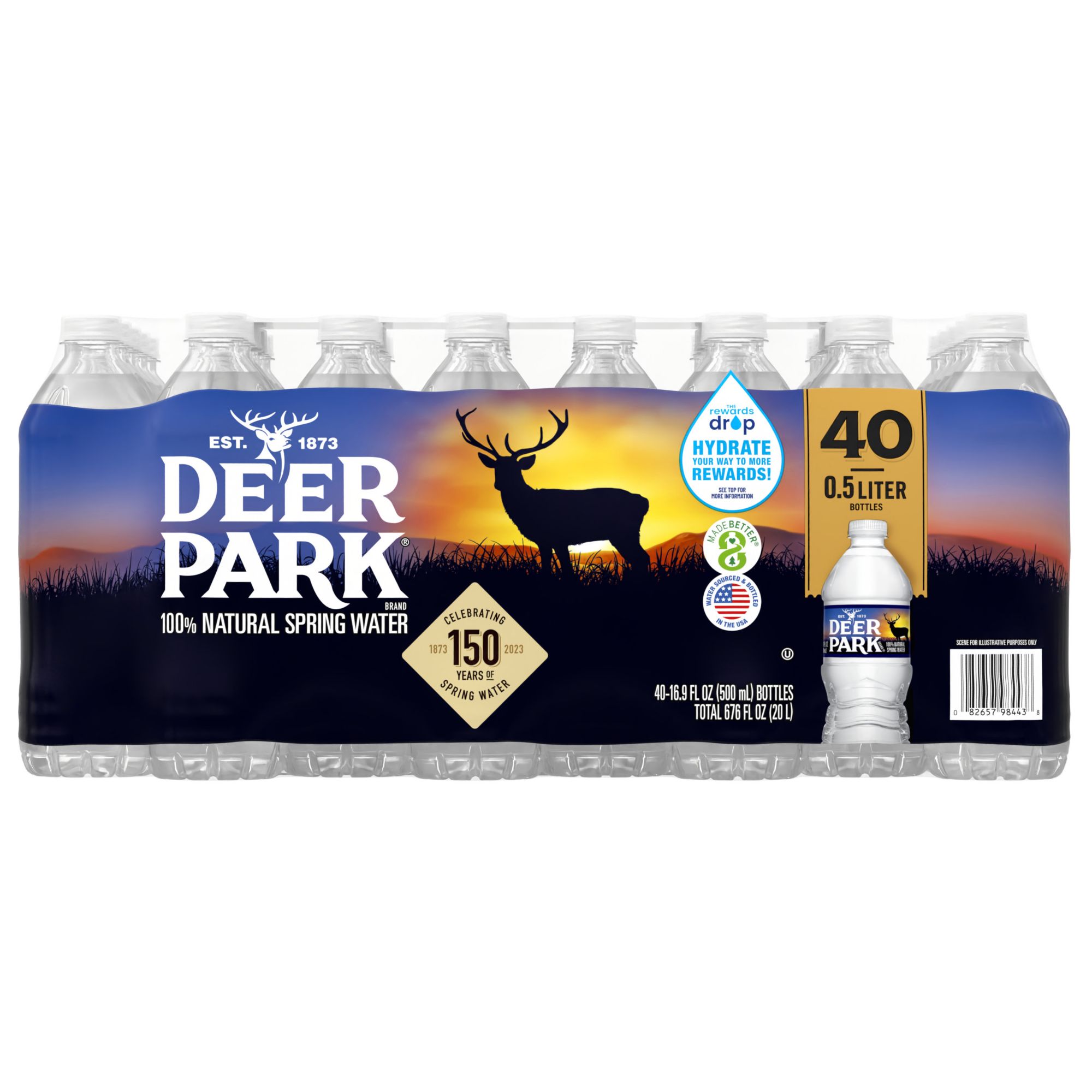 Deer Park® Spring Water, 8 oz 12-Pack