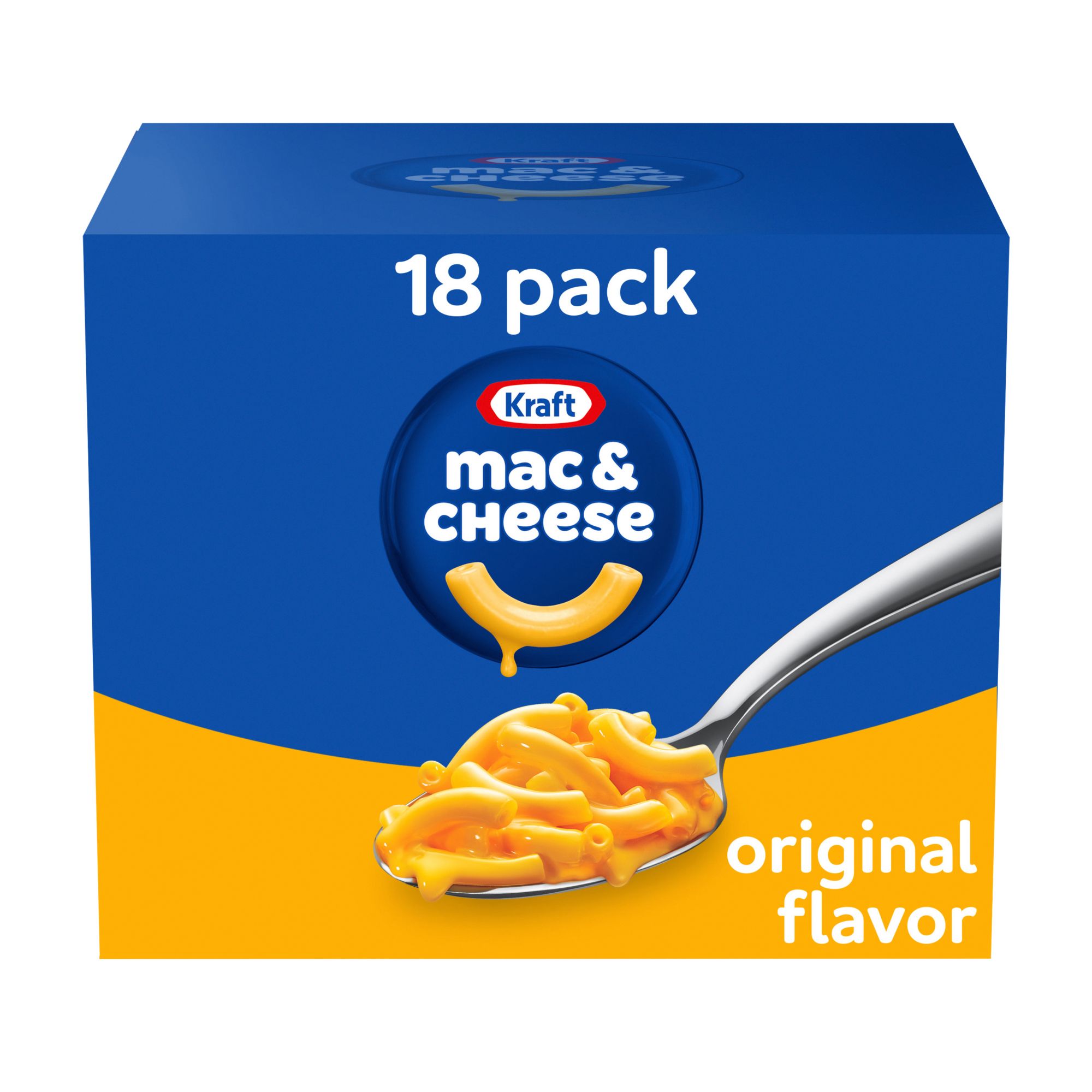 Kraft Original Macaroni & Cheese Dinner, 18 pk./7.25 oz.