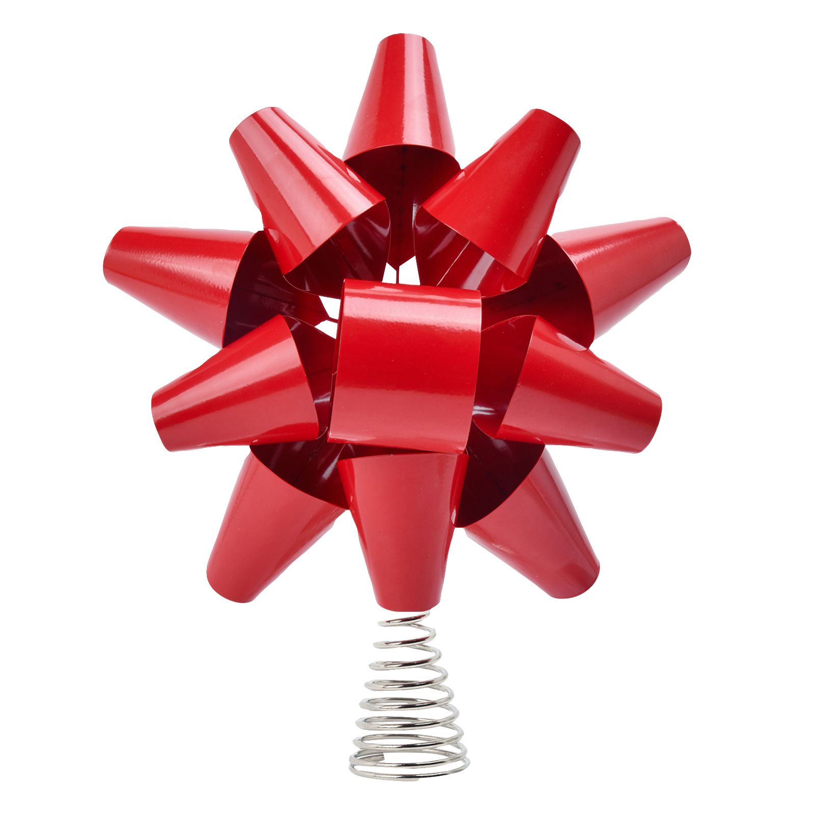 Metal Red Bow