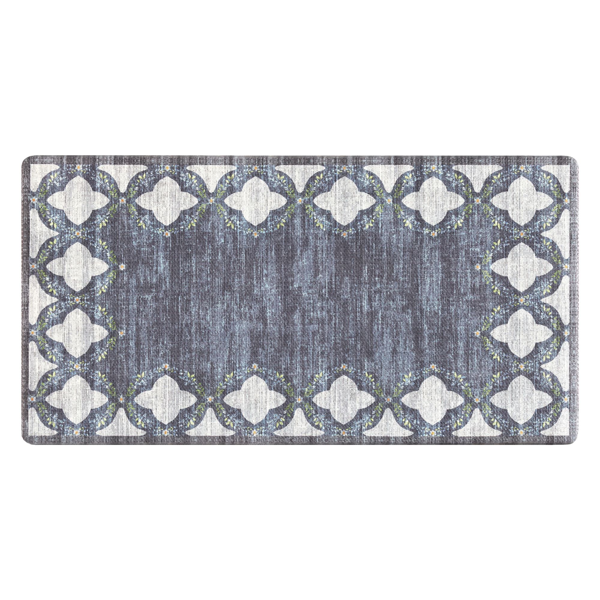Blue Trellis Border