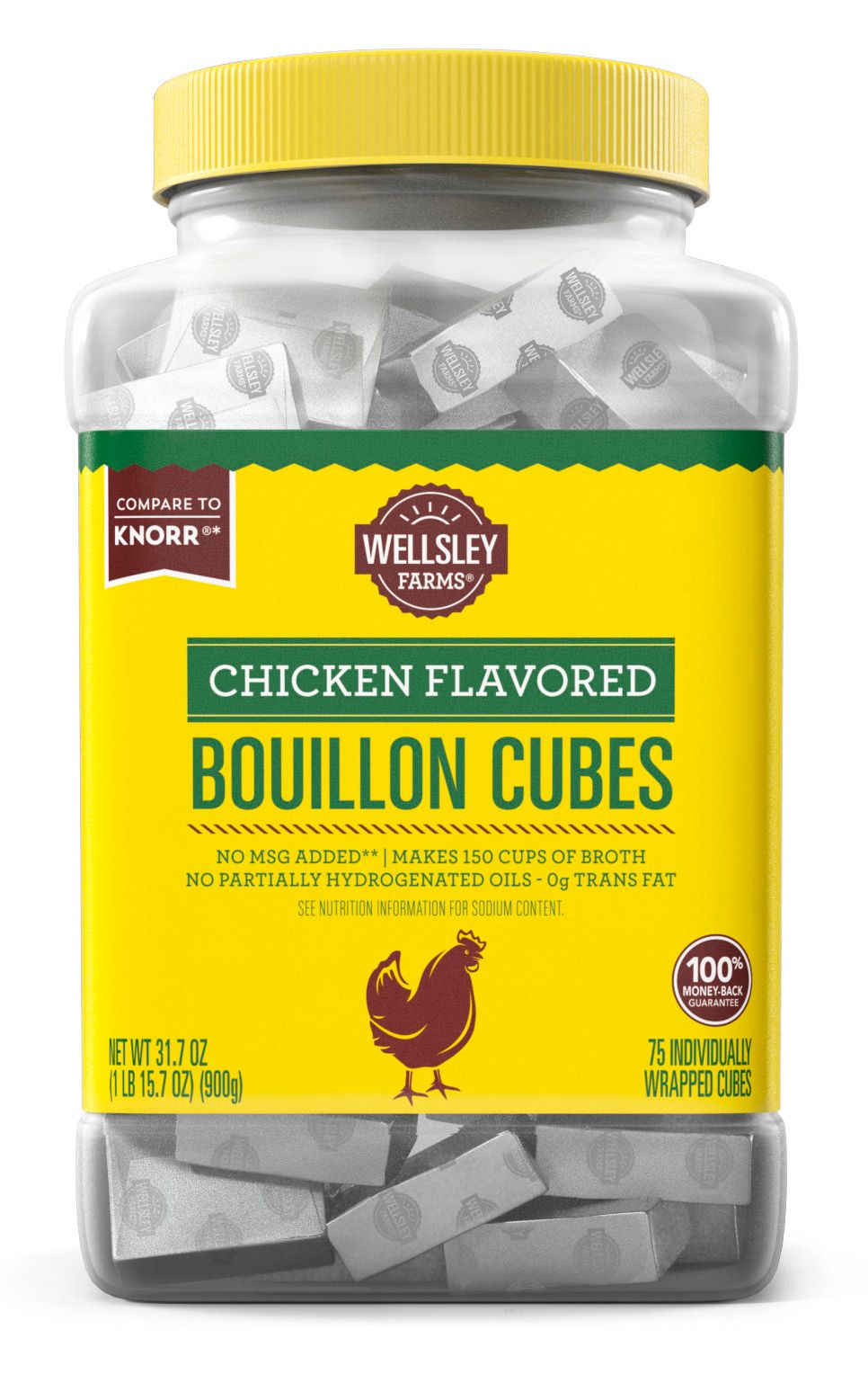 Wellsley Farms Chicken Flavored Bouillon Cubes, 75 ct.