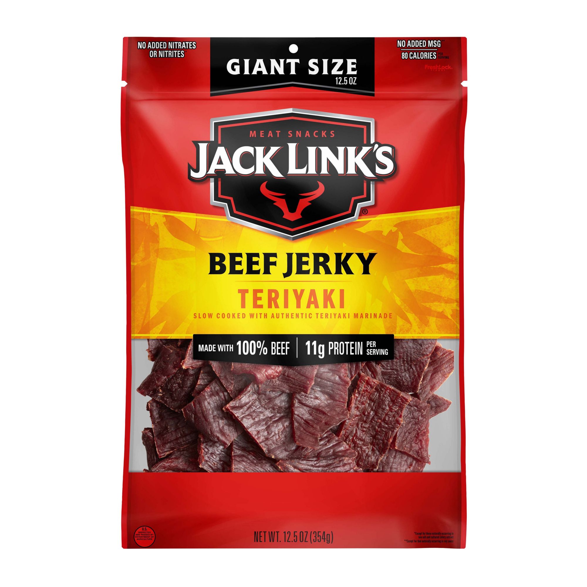 Jack Link S Teriyaki Beef Jerky 12 5 Oz Bjs Wholesale Club