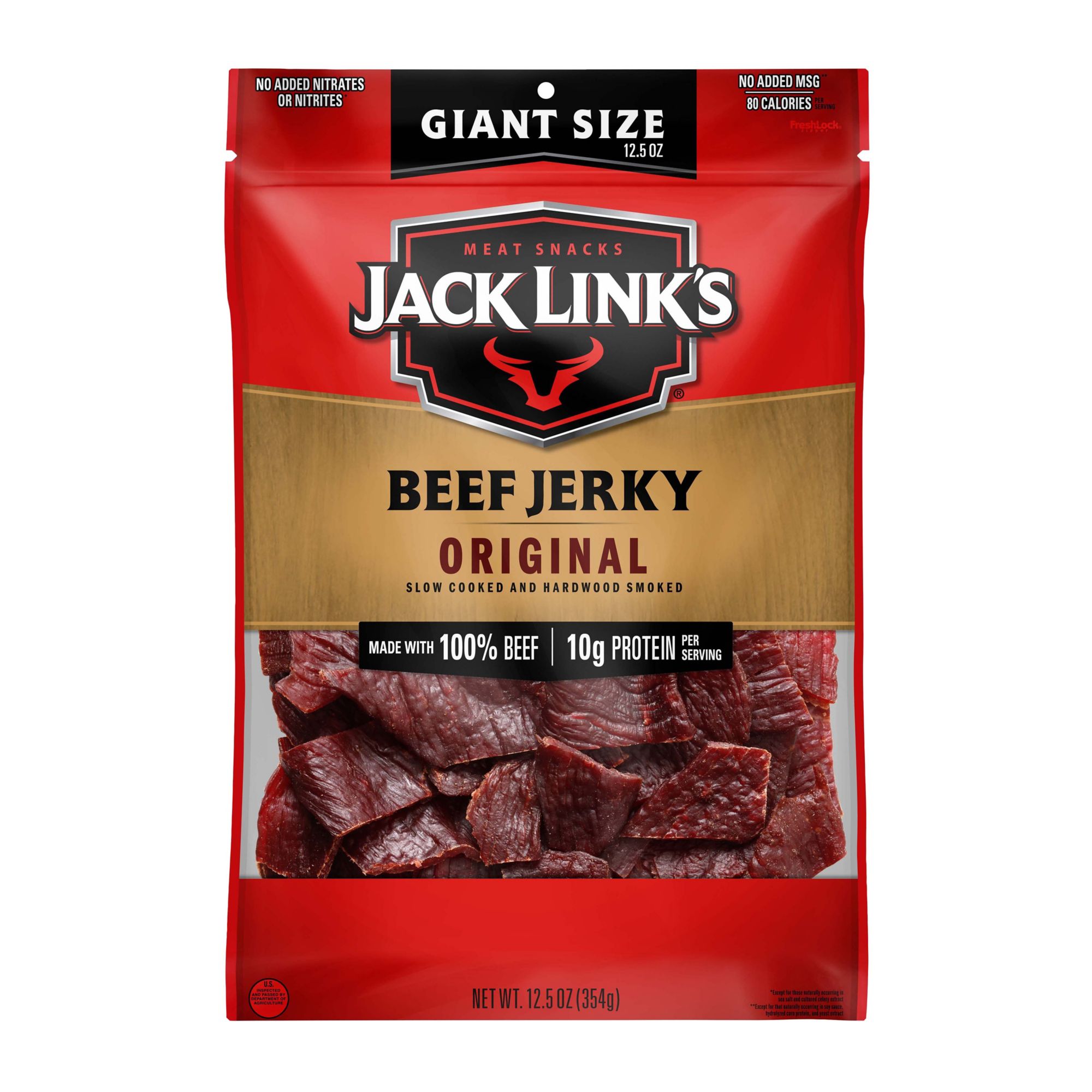 Golden Island Fire Grilled Pork Jerky Korean Barbecue Receipe - 16 Oz,  1count