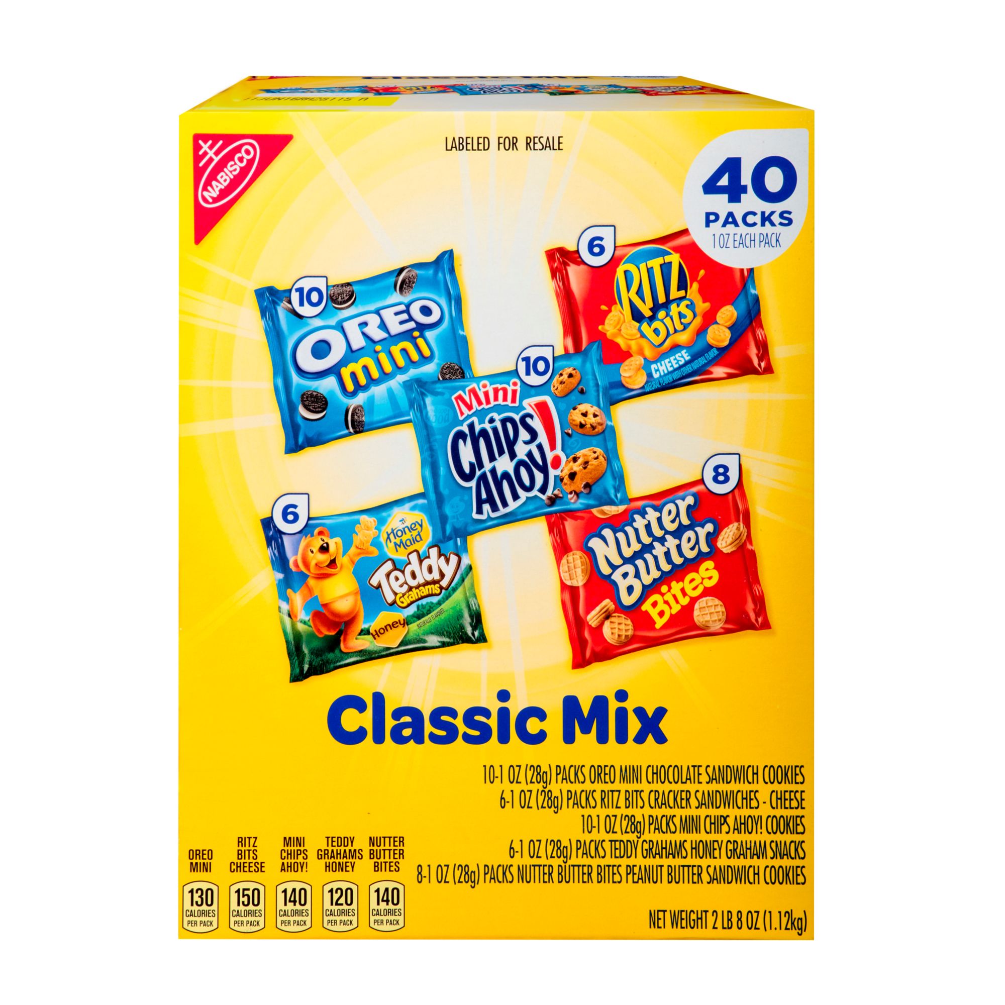 Nabisco Classic Mix Variety Pack, 40 pk./1 oz.