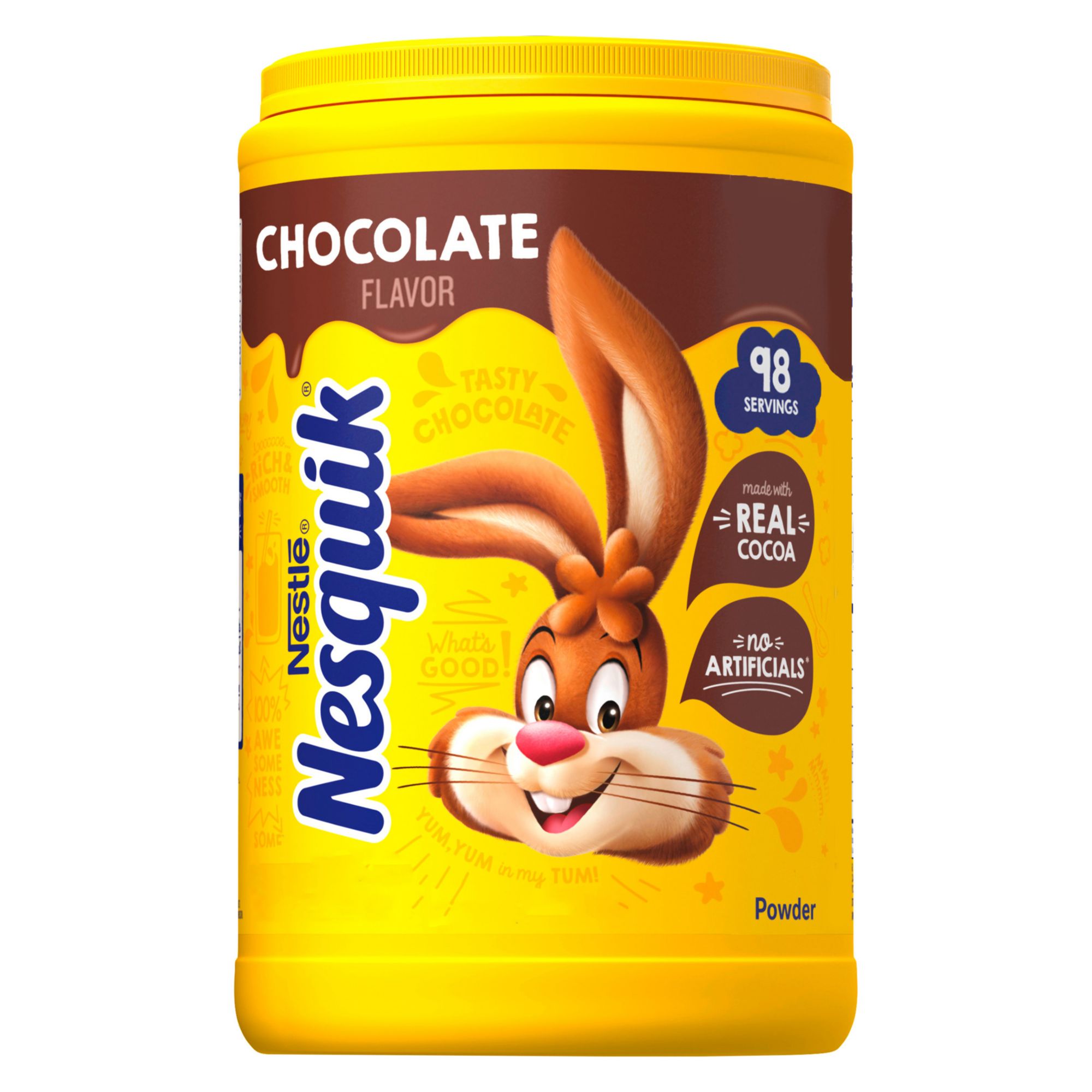 Nesquik Chocolate Flavored Powder Drink Mix, 44.974 oz.