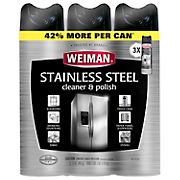 Weiman Stainless Steel Cleaner, 3 pk./17 oz.