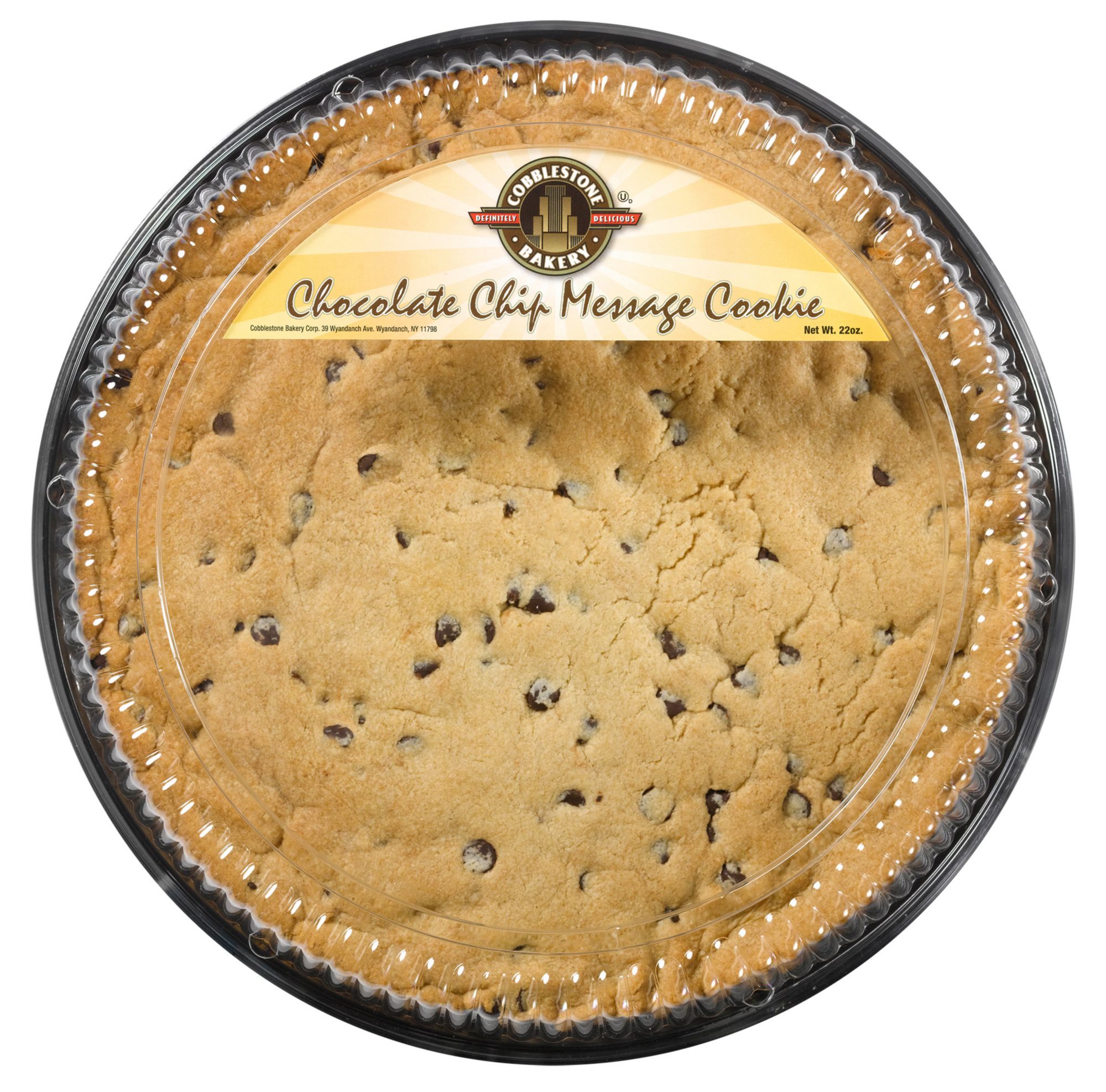 Marketside Square Message Chocolate Chunk Cookie Cake, 32 oz 