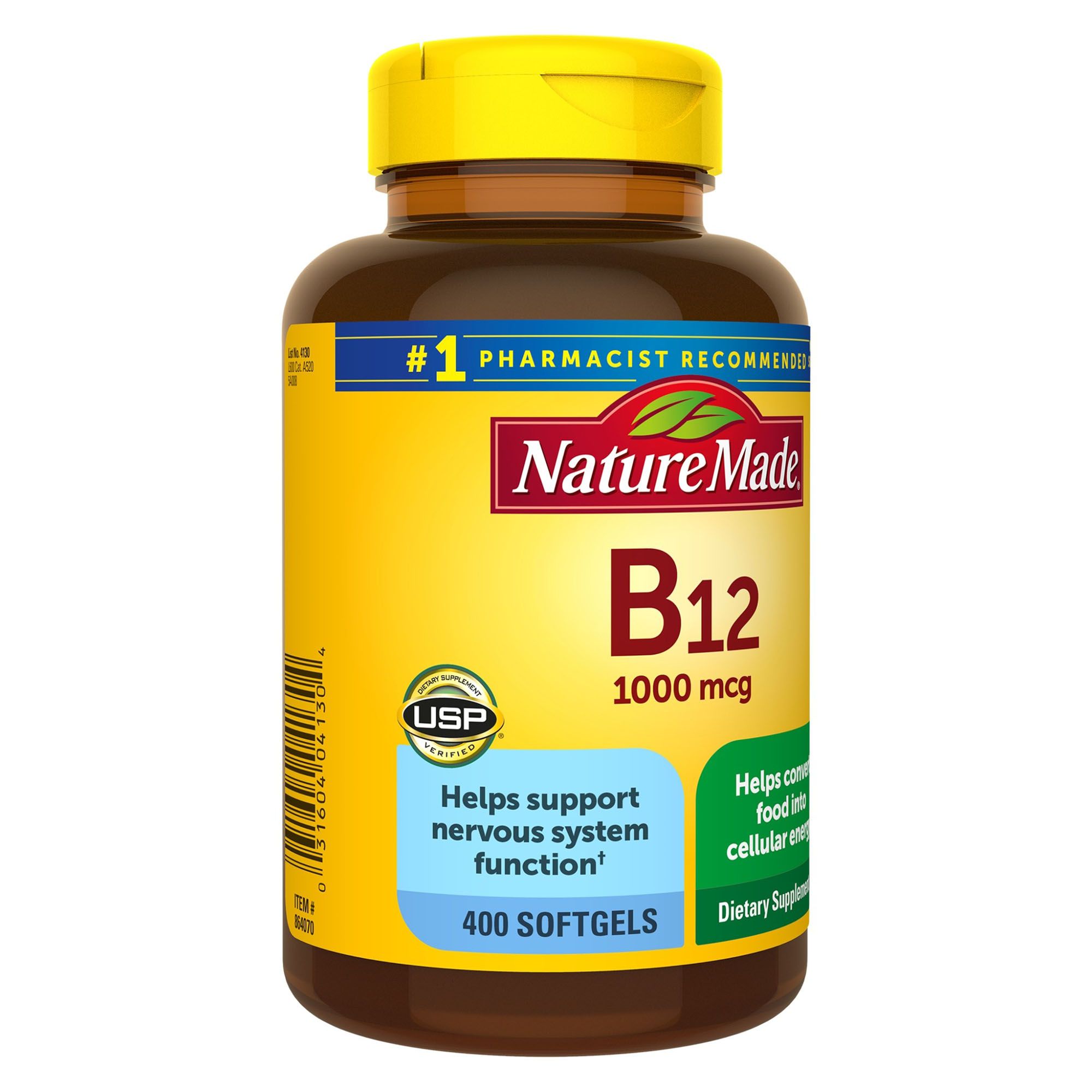 Nature Made Vitamin B12 1000mcg Softgels 400 Ct