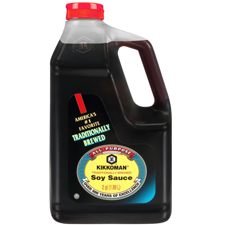 Kikkoman Naturally Brewed Less Sodium Soy Sauce, 40 oz.