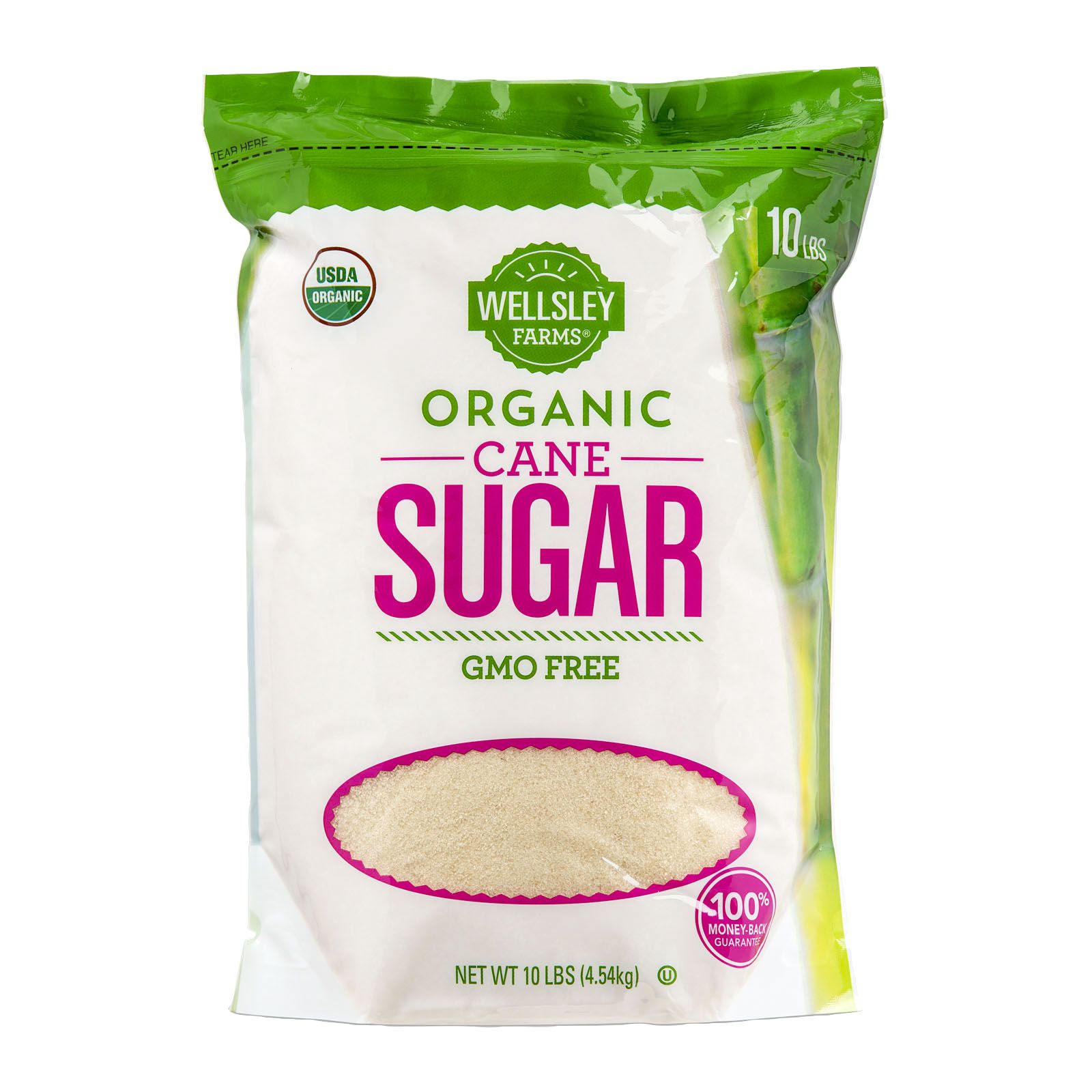 Wellsley Farms Organic Cane Sugar, 10 lbs.