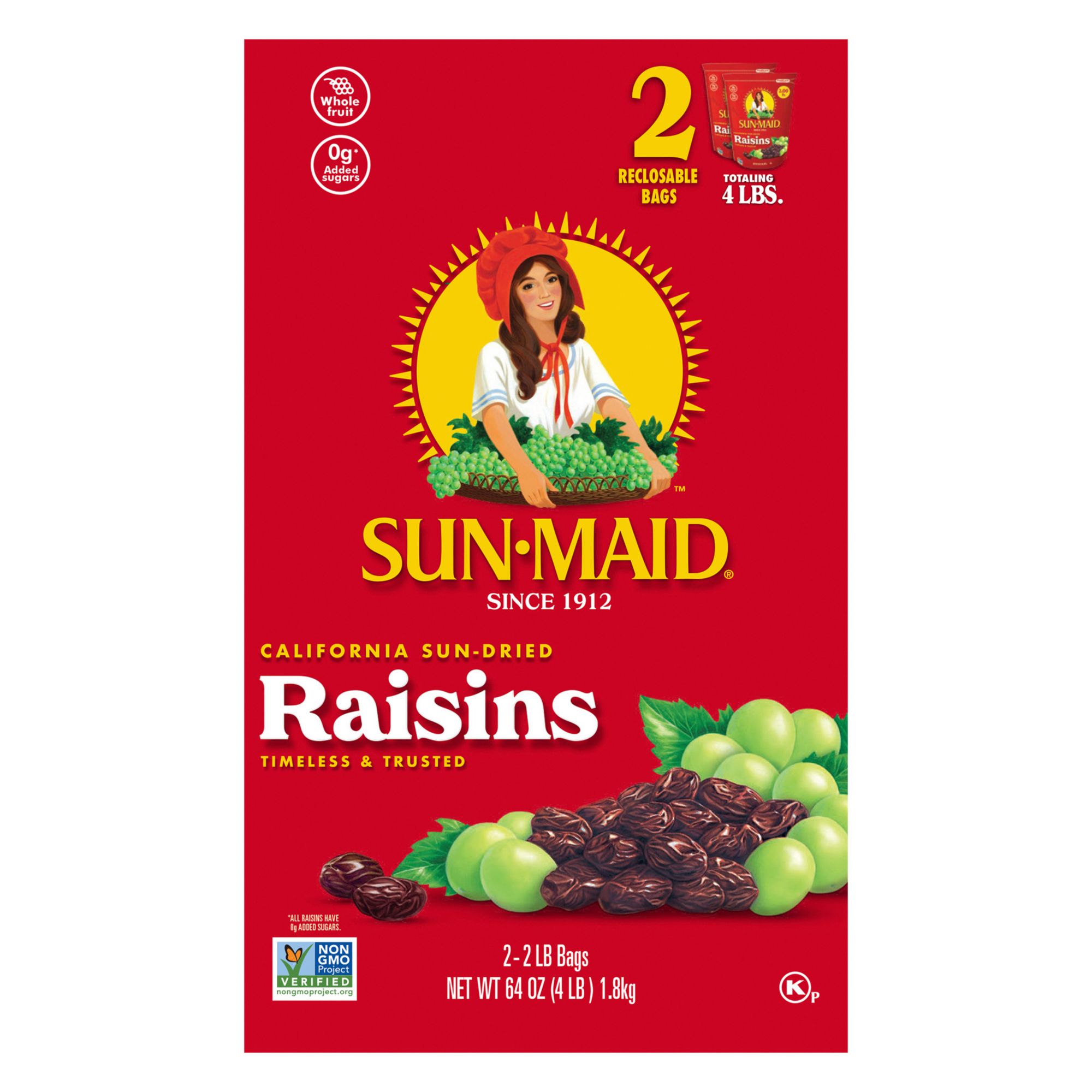 Sun-Maid California Raisins, 4 lbs.