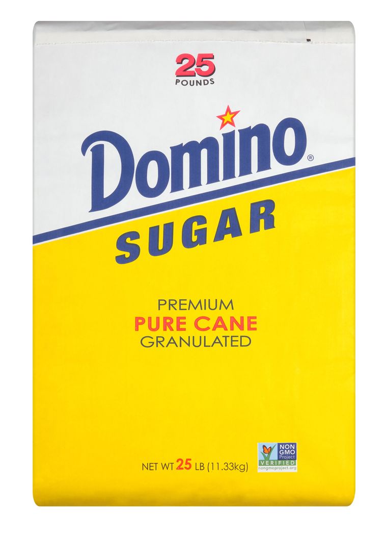 Domino Premium Pure Cane Granulated Sugar, 25 lbs.