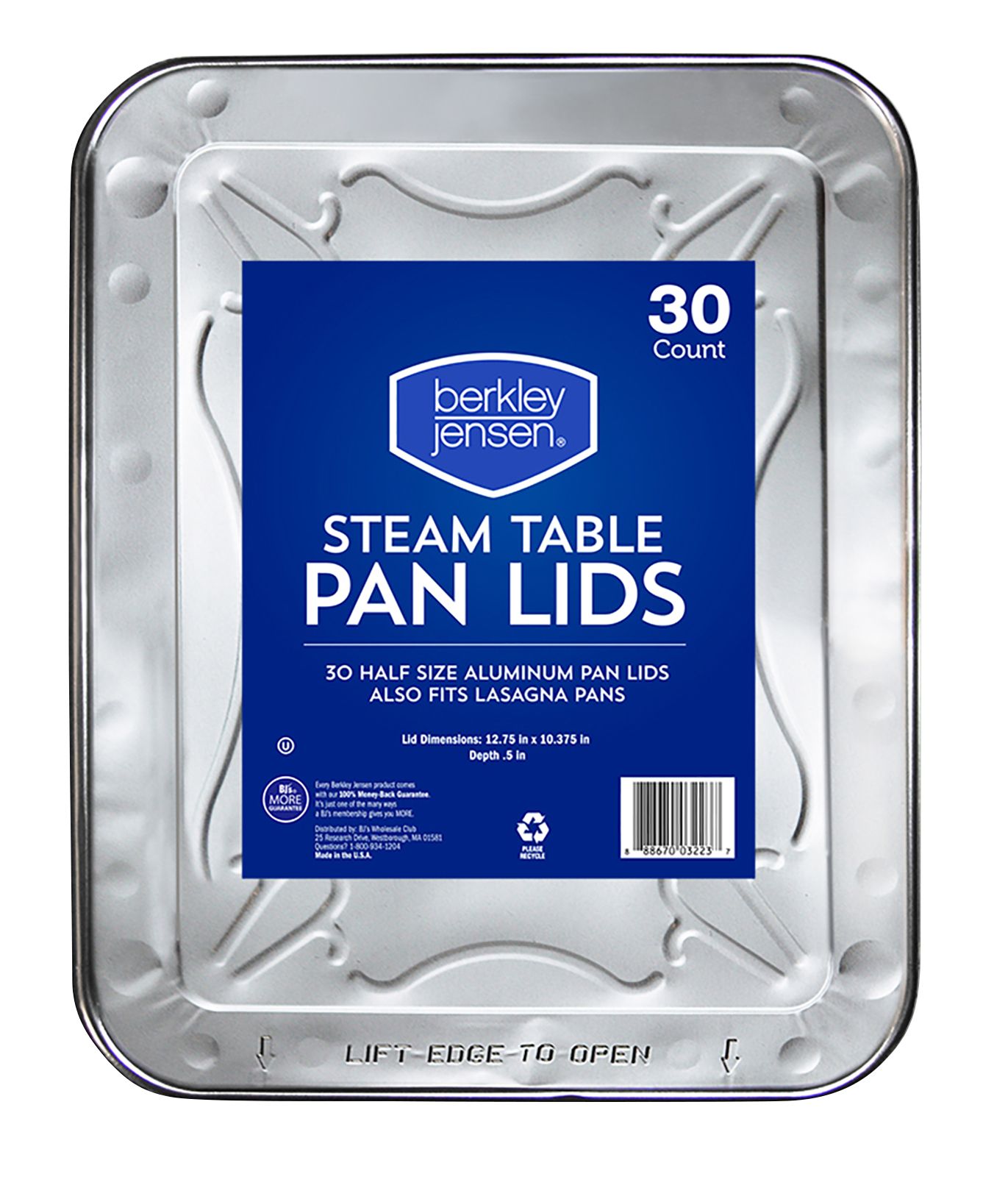 11X7 Disposable Aluminum Pans with Covers - 20 Pack - Pan with Foil Lids  Perfect