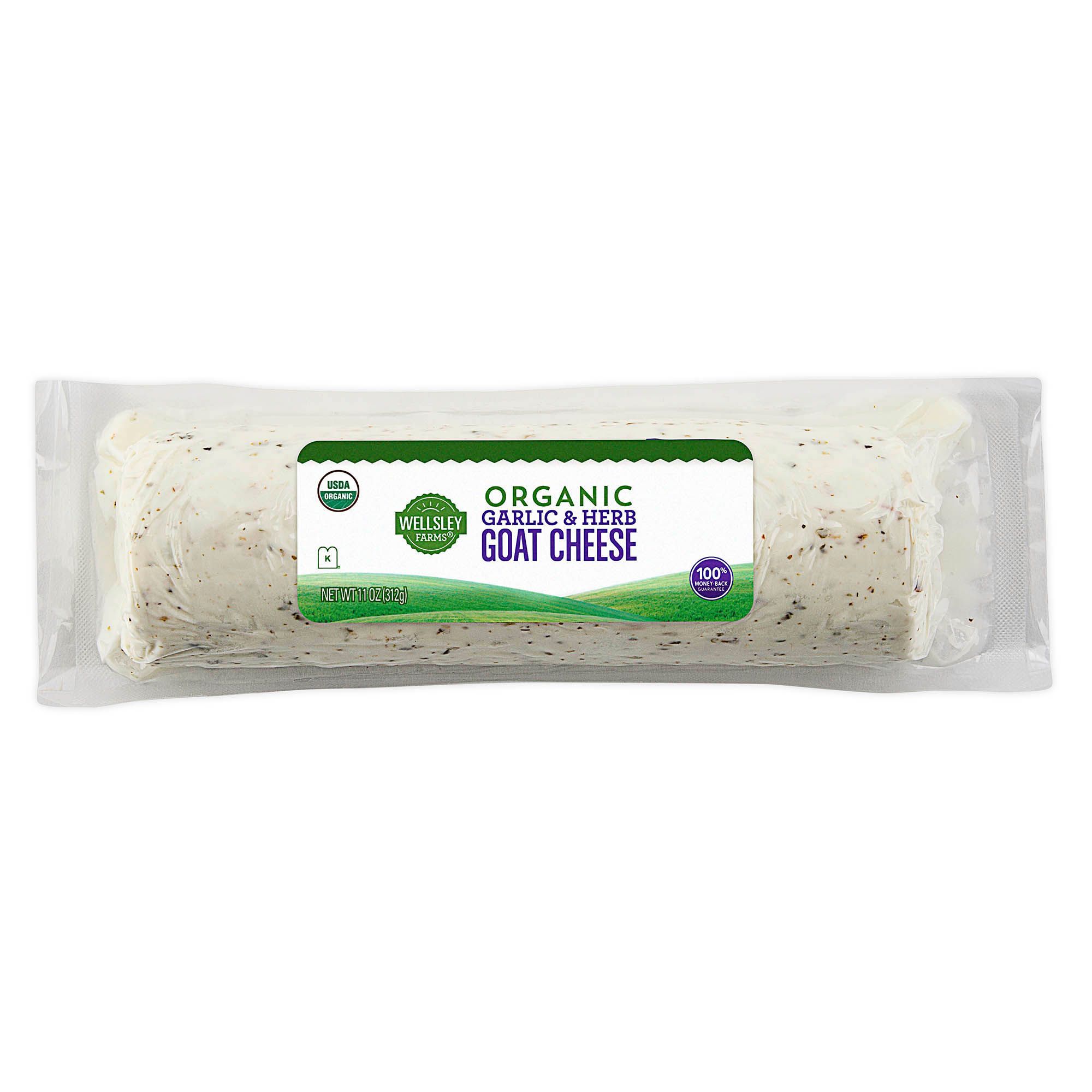 Wellsley Farms Organic Garlic and Herb Goat Cheese, 11 oz.