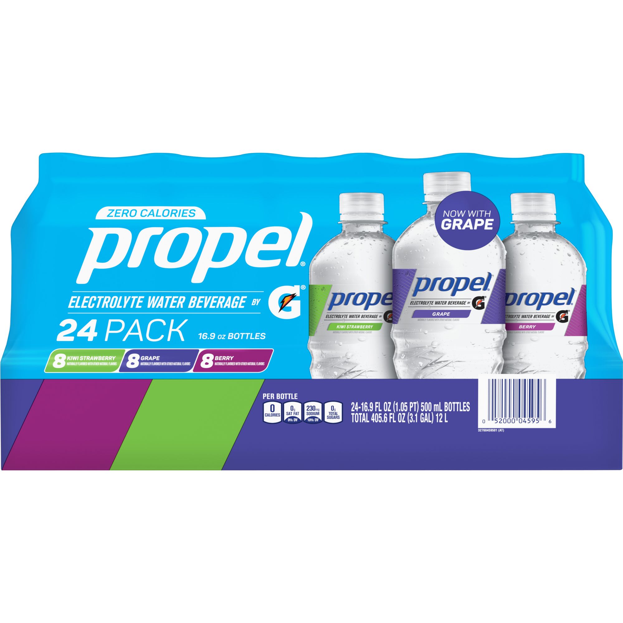 Propel Fitness Water Variety Pack 24 Pk 16 9 Oz