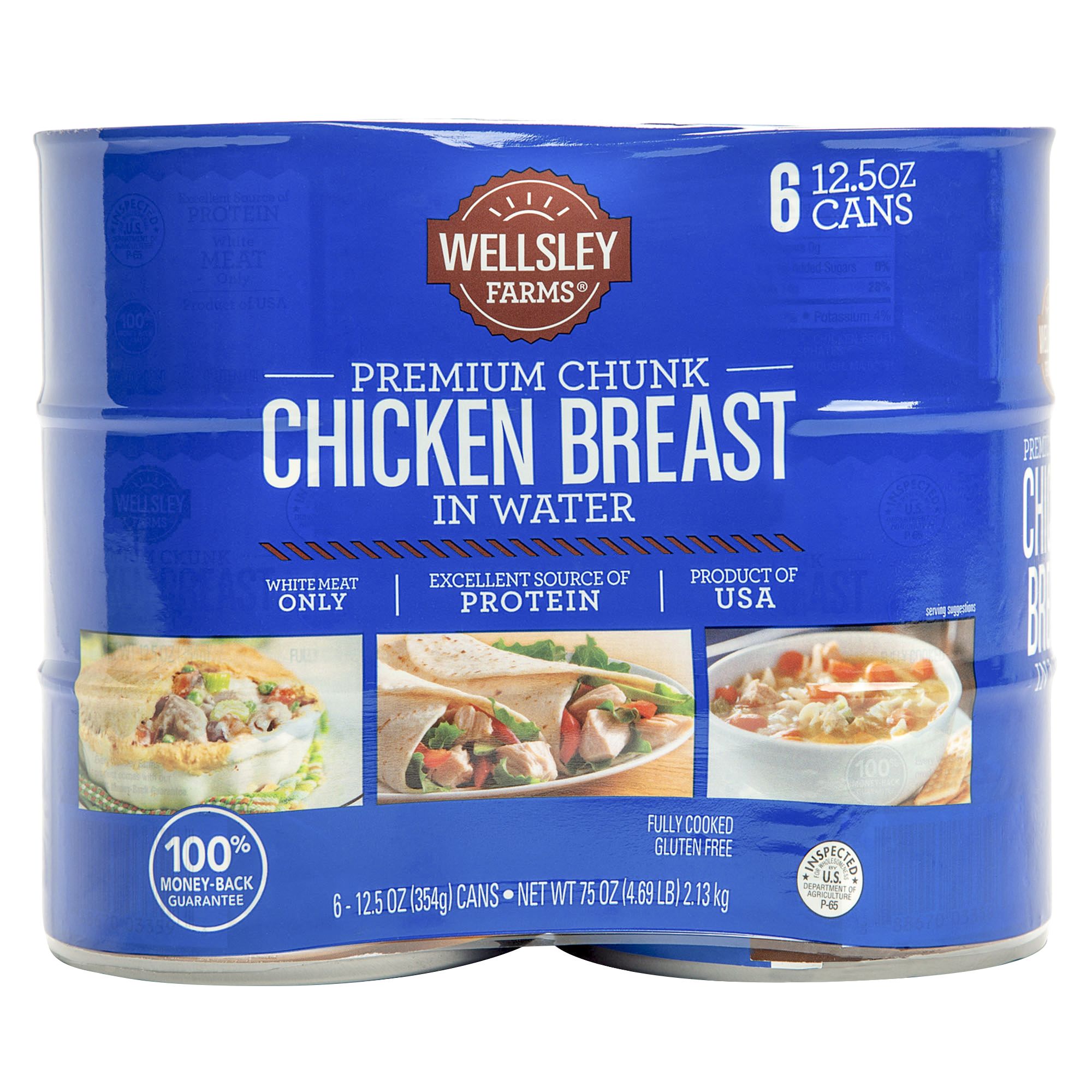 Wellsley Farms Premium Chunk Chicken Breast in Water