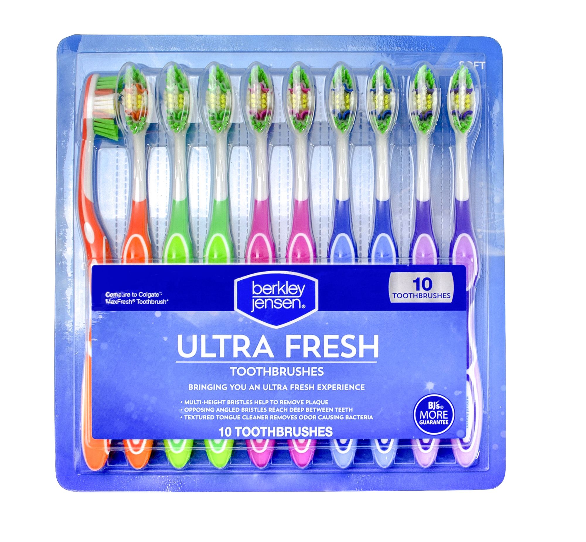 Berkley Jensen Ultra Fresh Toothbrushes, 10 pk.