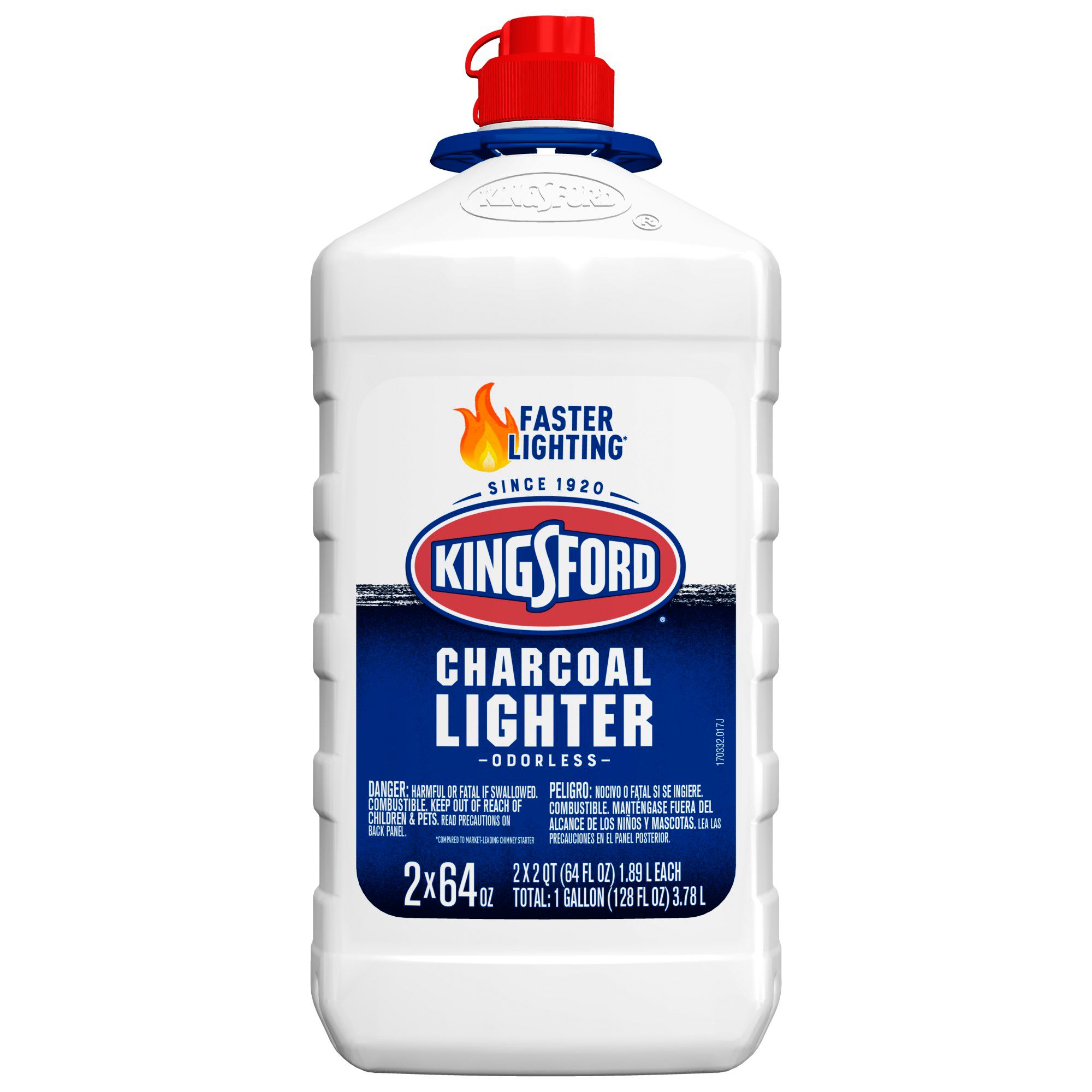 Kingsford Charcoal Lighter Fluid, 64 oz, 2 pk.