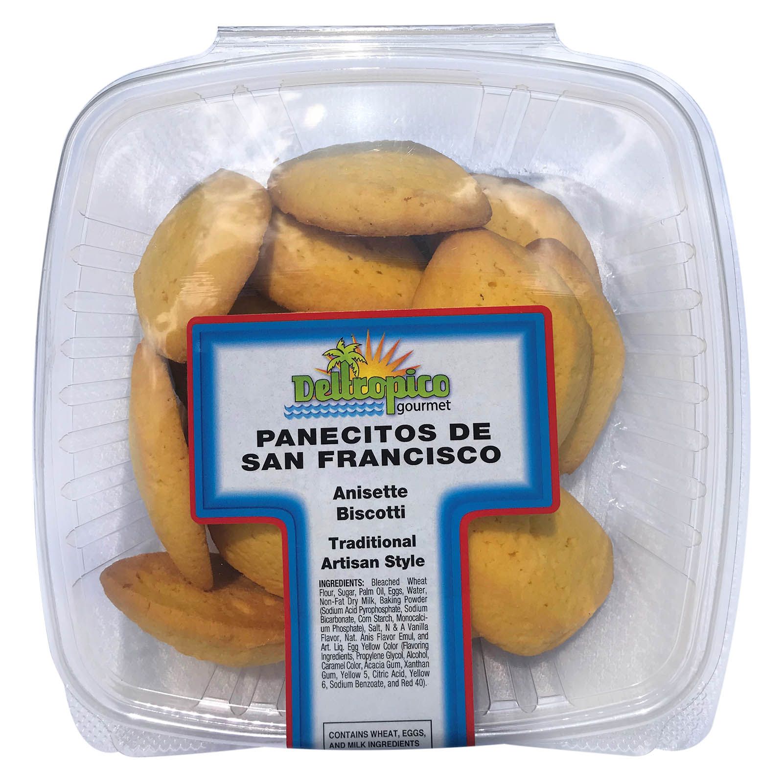 Deltropico Gourmet Panecitos Biscotti Cookies, 14 oz.